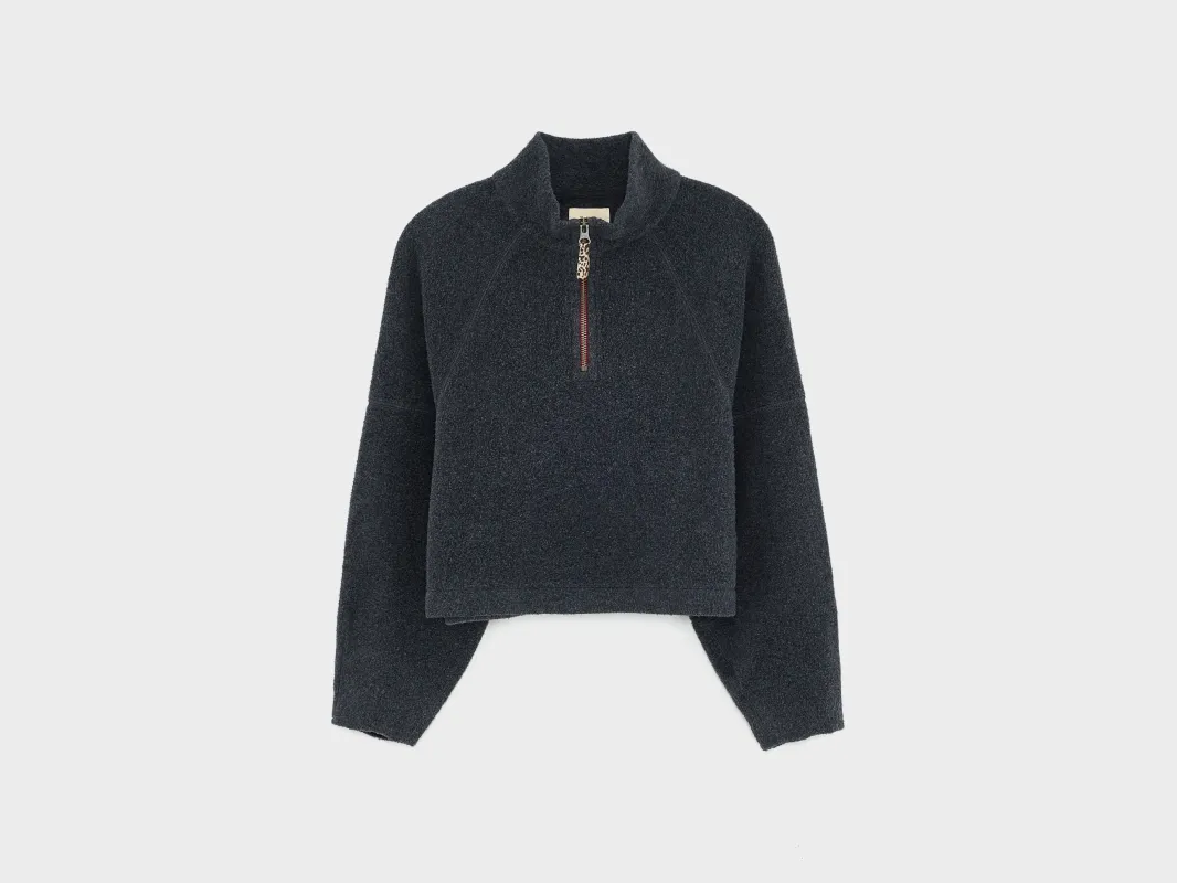 Machy cropped sweatshirt (252 / G / ANTHRACITE) sold by Bellrose