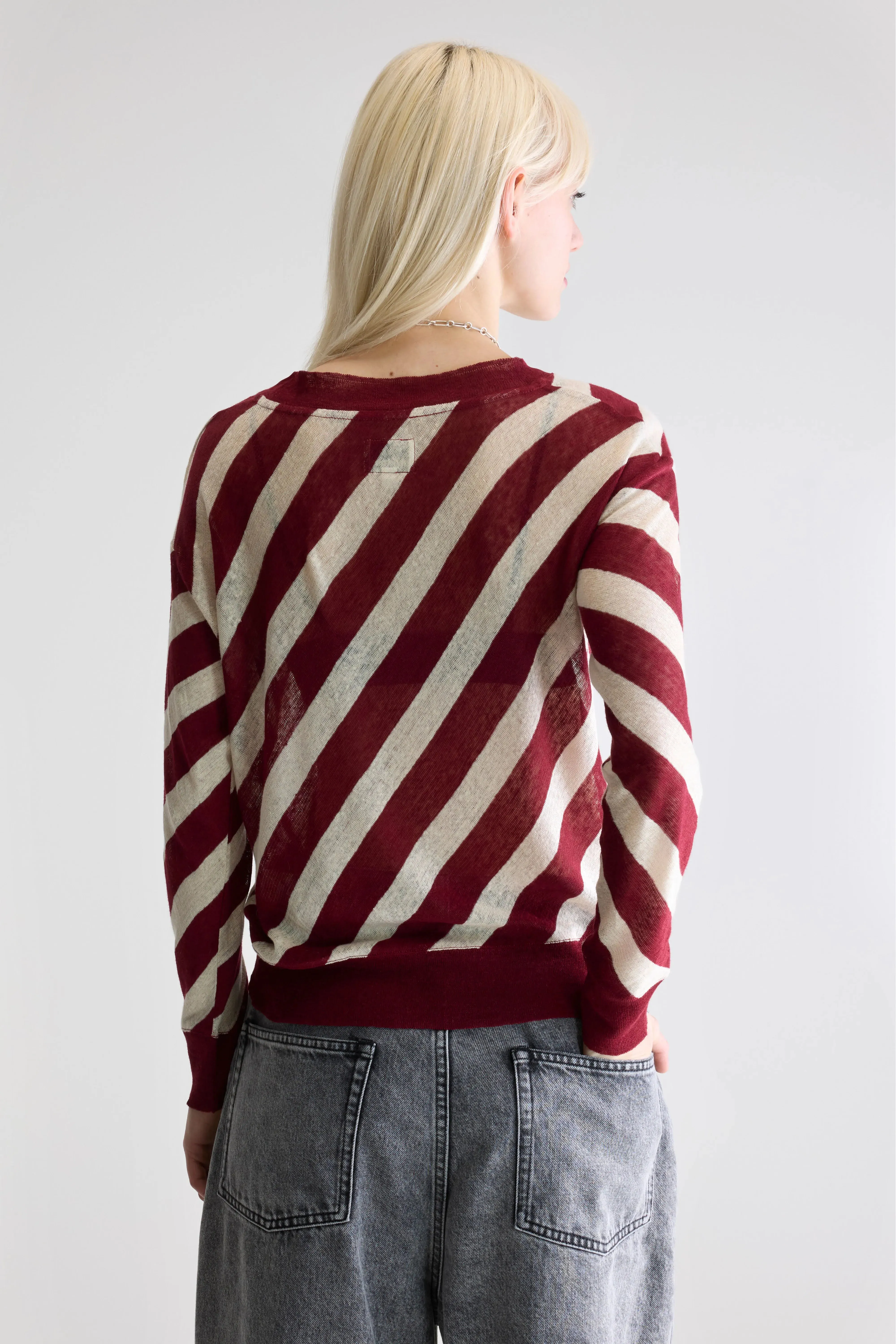 Senia relaxed t-shirt (252 / W / STRIPE A) sold by Bellrose product image thumbnail 4