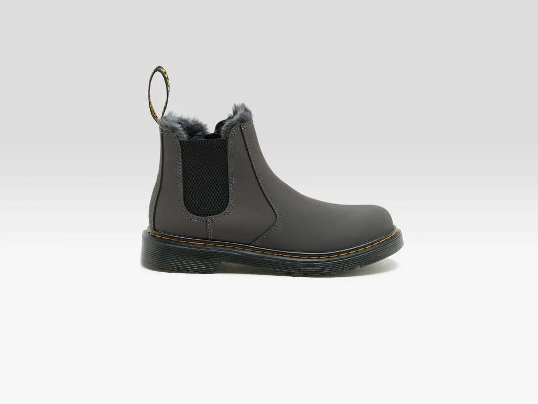2976 Leonore Faux Fur Chelsea Boots for Juniors (252 / B / GREY) sold by Bellrose