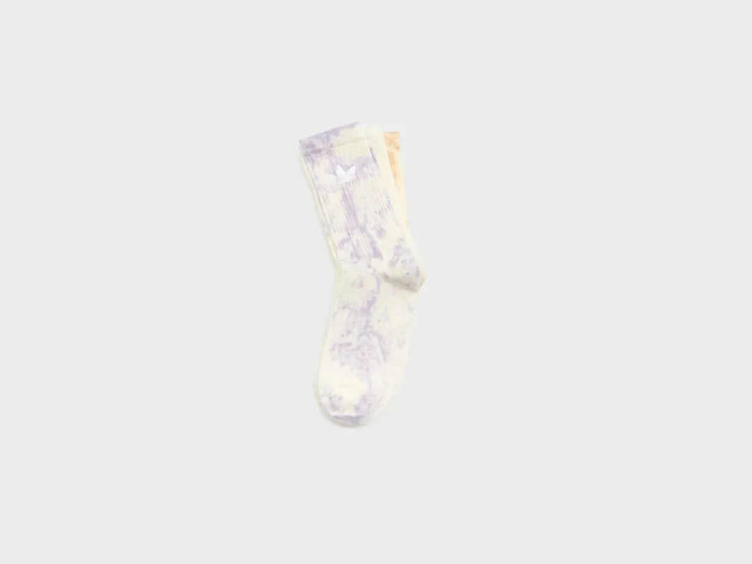 Tie Dye Crew Socks for Women (252 / W / MULTICOLOR) sold by Bellrose