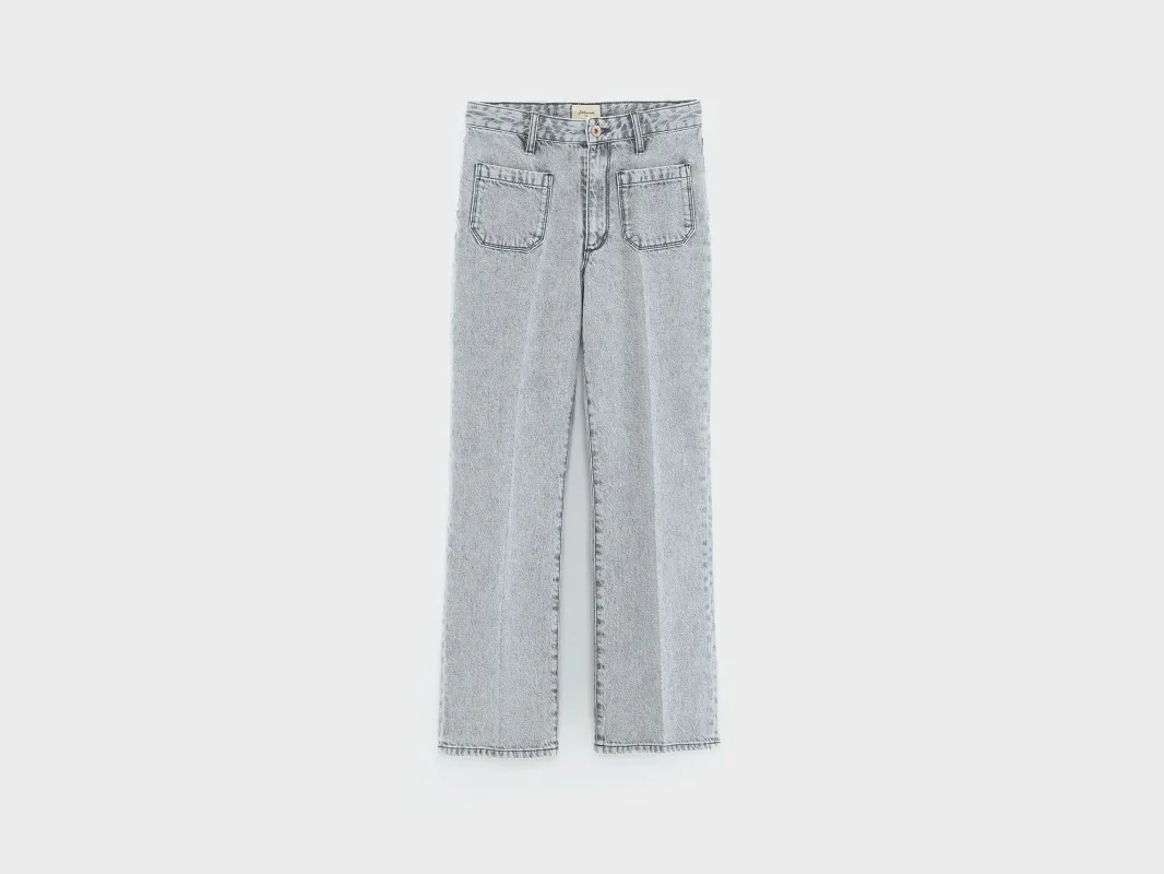 Pepy flared jeans (252 / G / USED GREY) sold by Bellrose