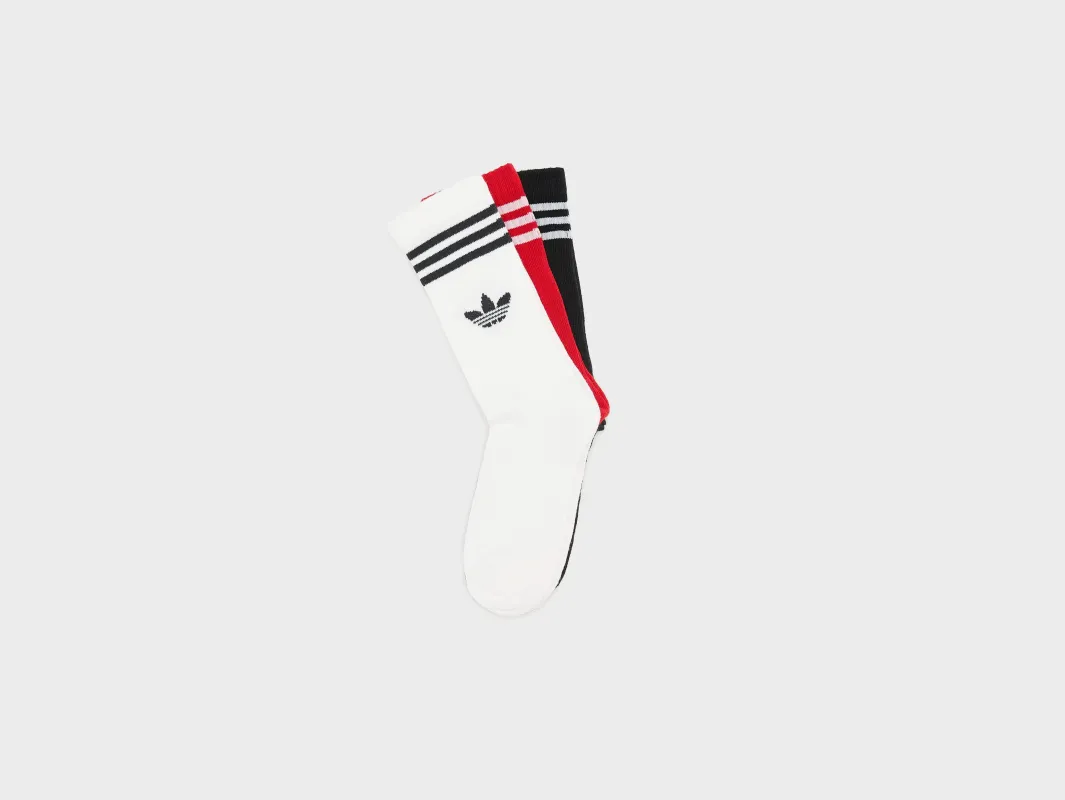 3-Stripes Crew Socks for Juniors (252 / G / MULTICOLOR) sold by Bellrose
