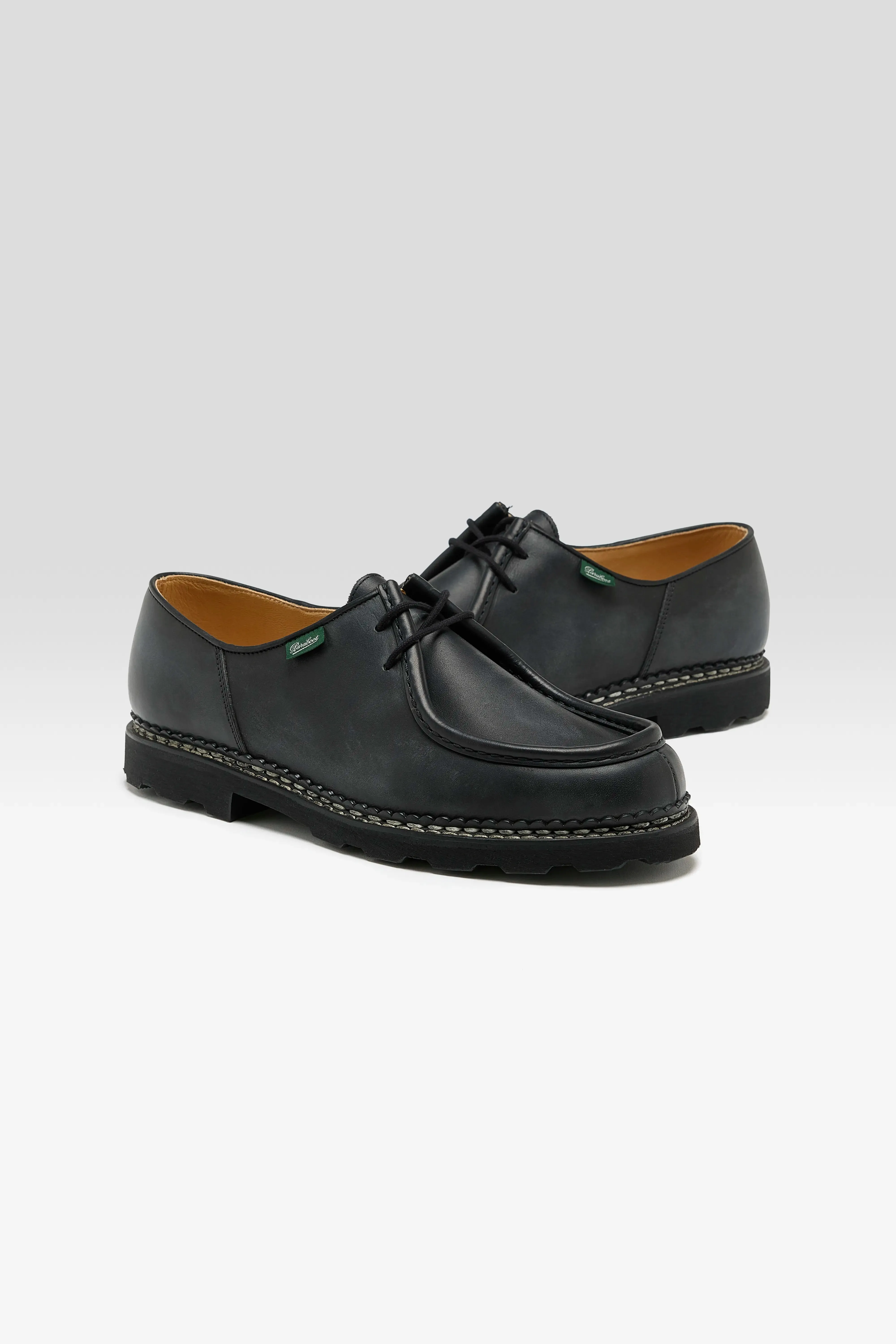 Michael Leather Derby Shoes for Men (252 / M / BLACK) sold by Bellrose product image thumbnail 3
