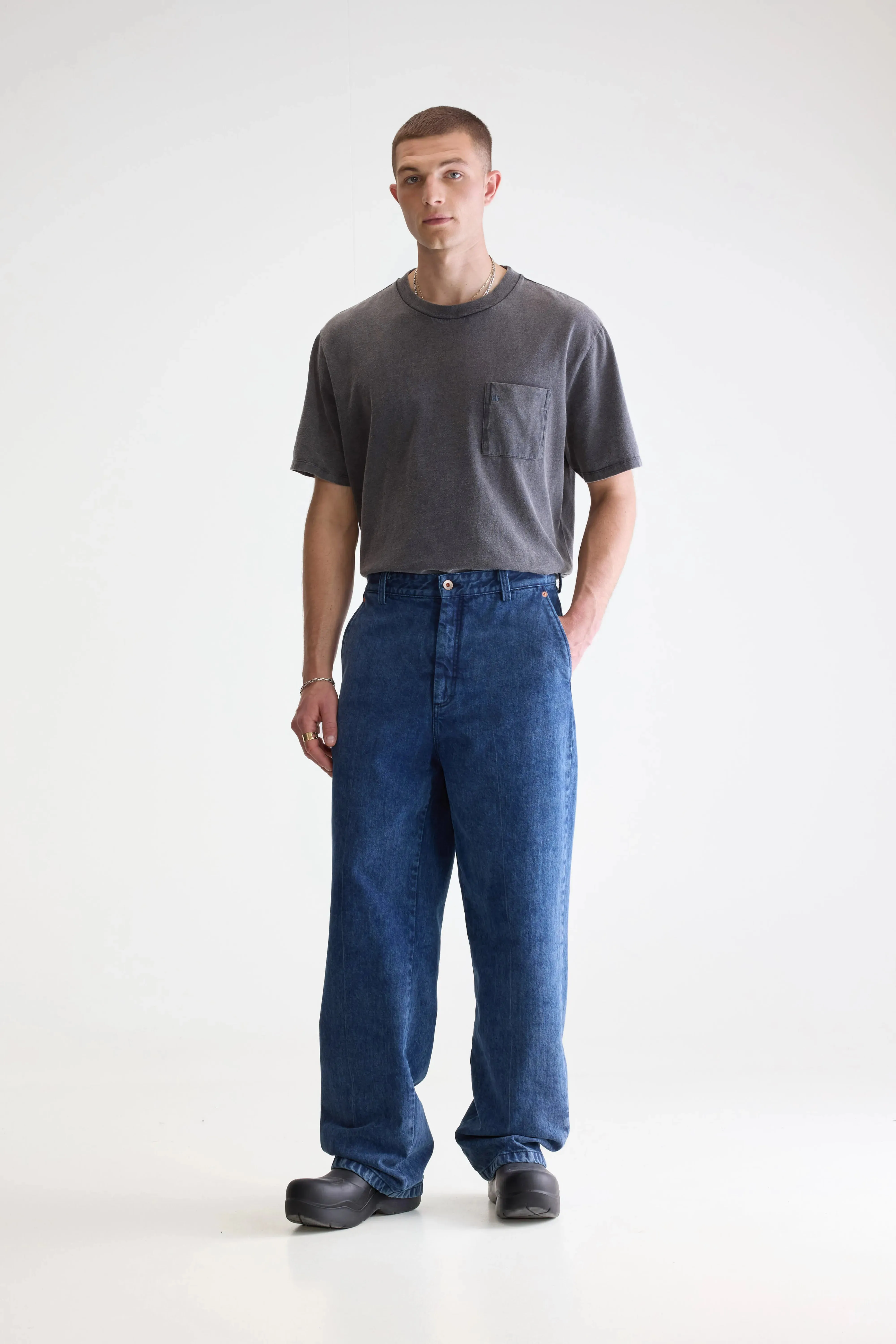Pole relaxed trousers (252 / M / BLUE SNOW) sold by Bellrose product image thumbnail 2
