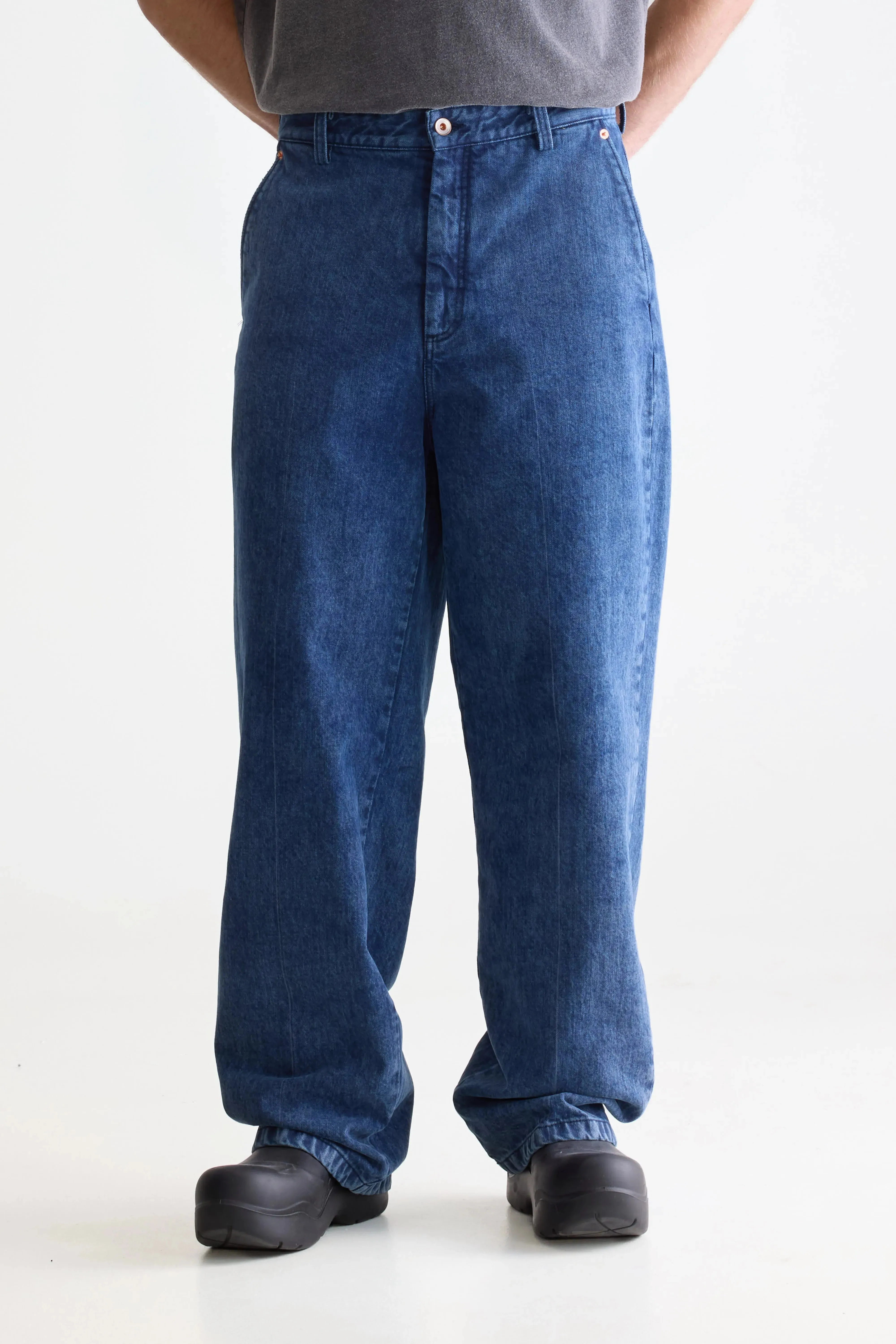 Pole relaxed trousers (252 / M / BLUE SNOW) sold by Bellrose product image thumbnail 3