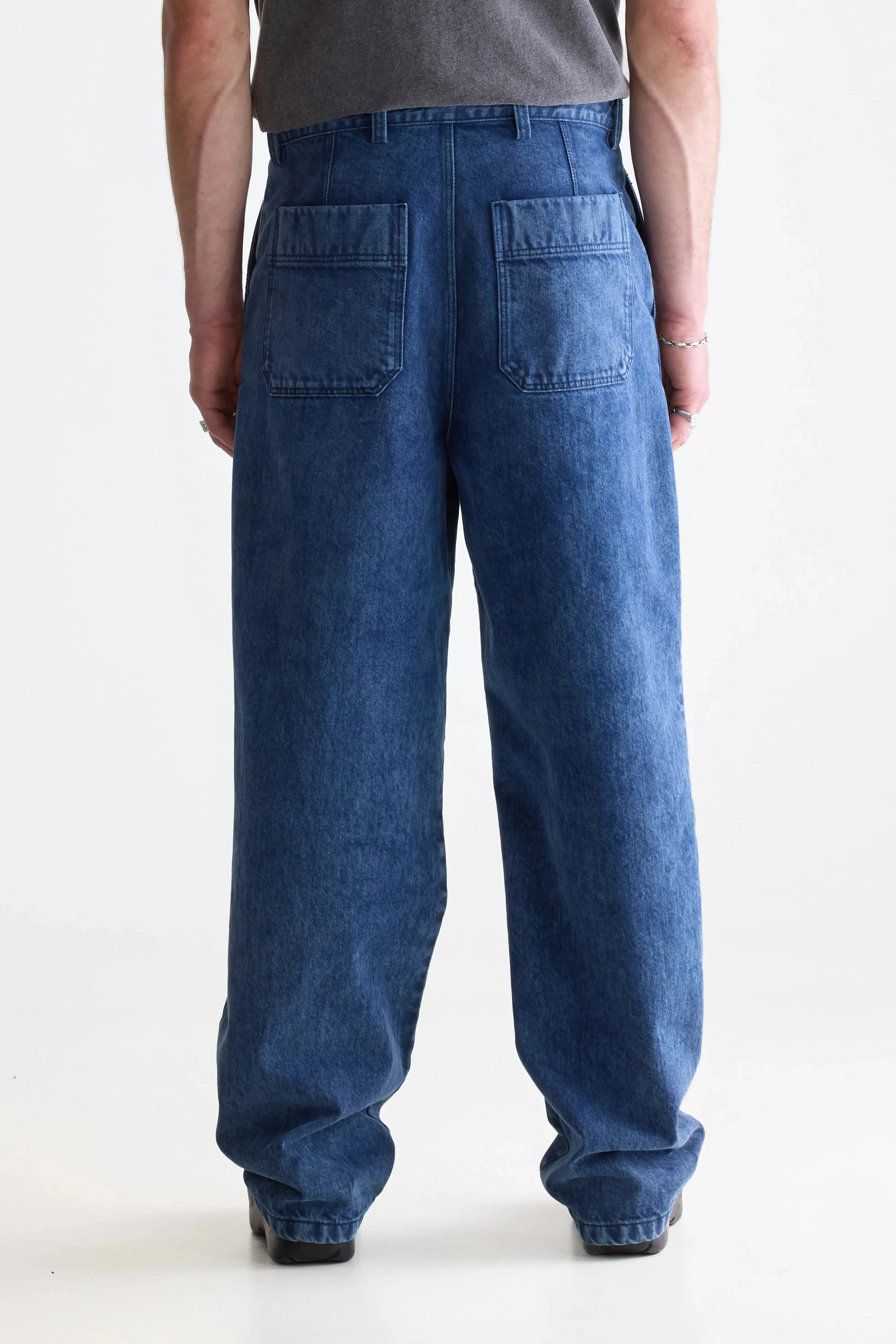 Pole relaxed trousers (252 / M / BLUE SNOW) sold by Bellrose product image thumbnail 4