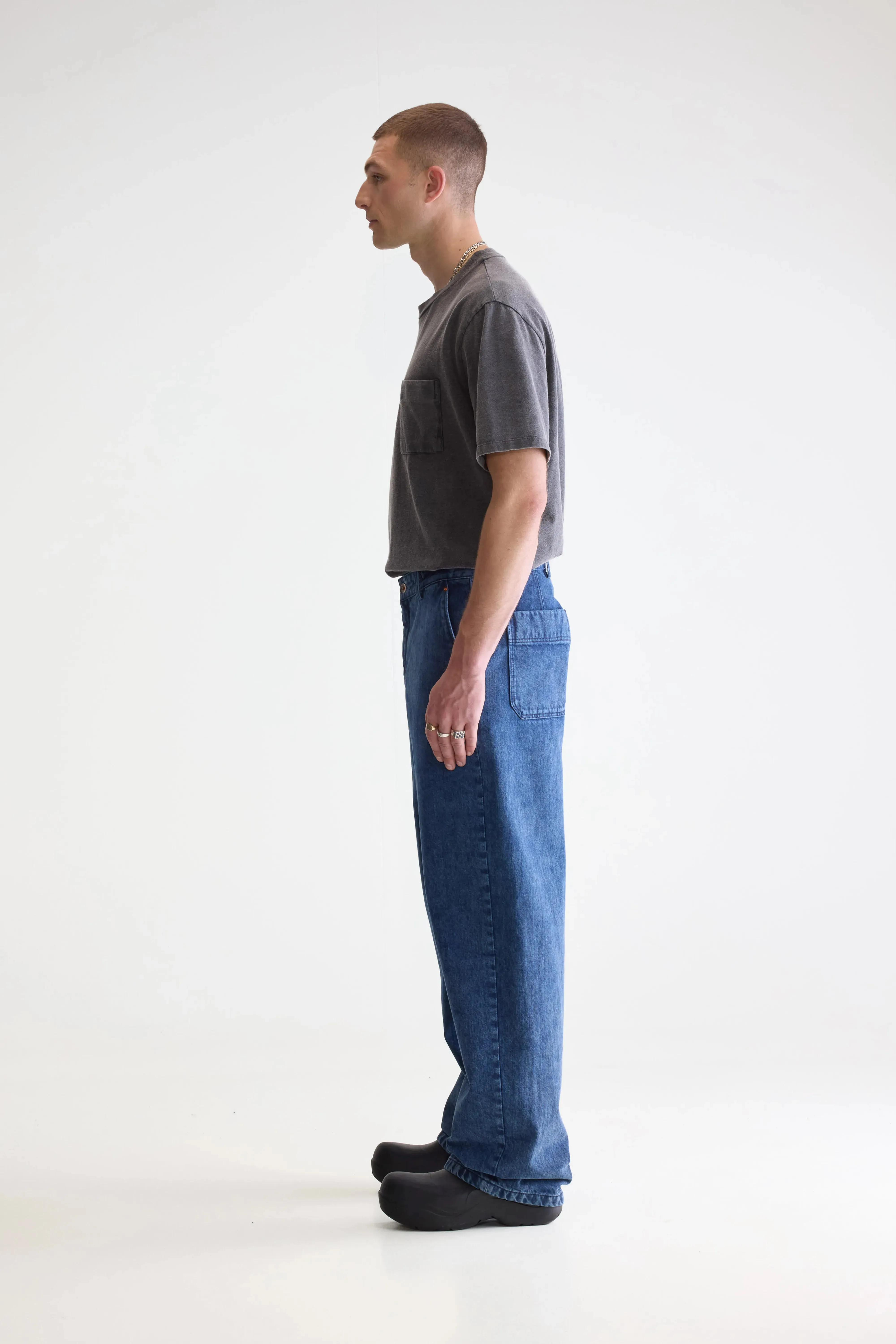 Pole relaxed trousers (252 / M / BLUE SNOW) sold by Bellrose product image thumbnail 5