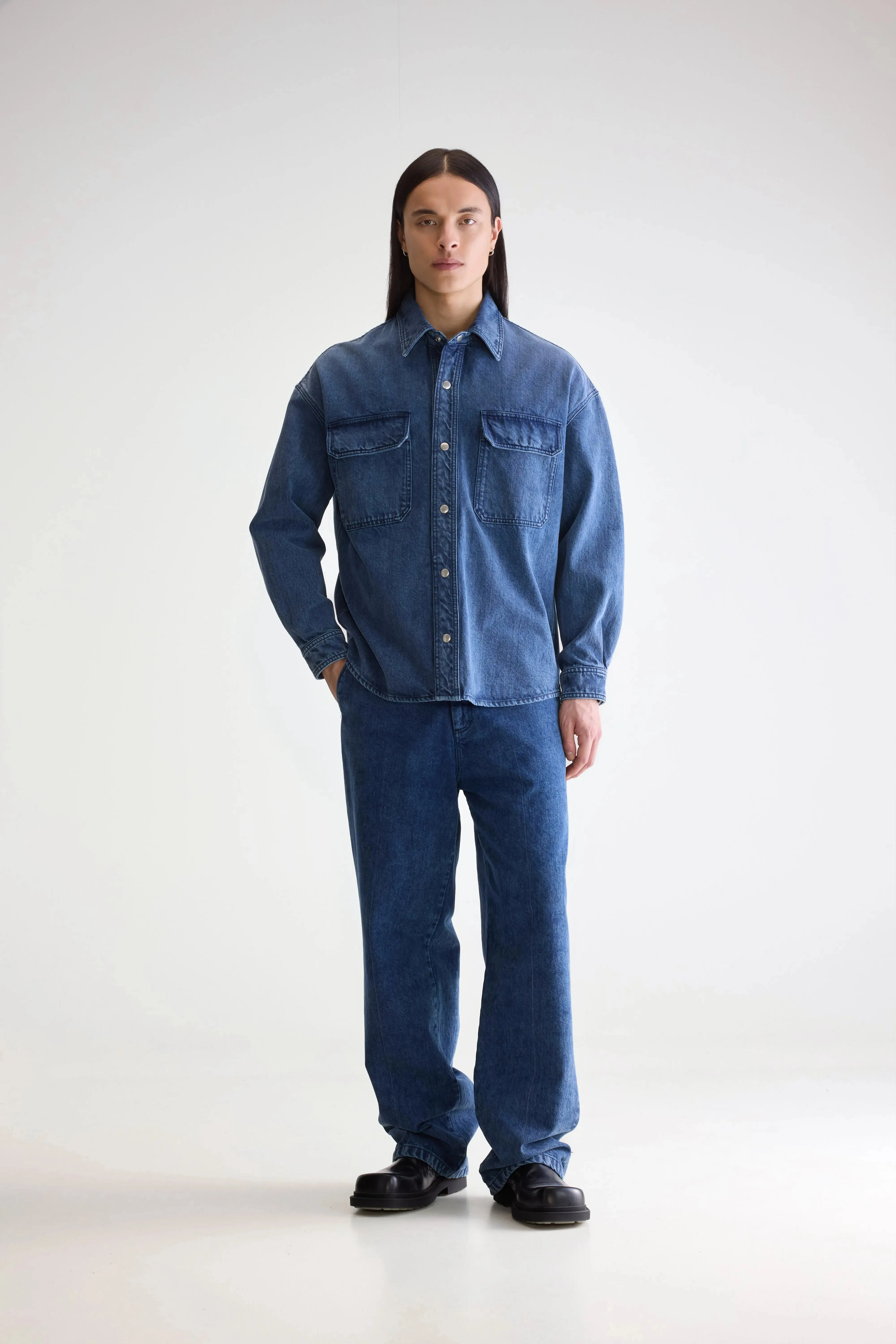 Poach overshirt (252 / M / BLUE SNOW) sold by Bellrose product image thumbnail 3