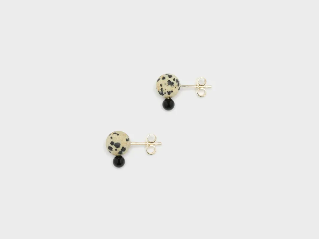 Glyzinia Dalmatian Earstuds (252 / W / BEIGE) sold by Bellrose