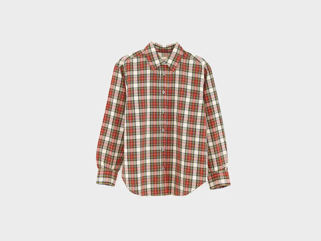 Ironie straight shirt (252 / G / CHECK B) sold by Bellrose