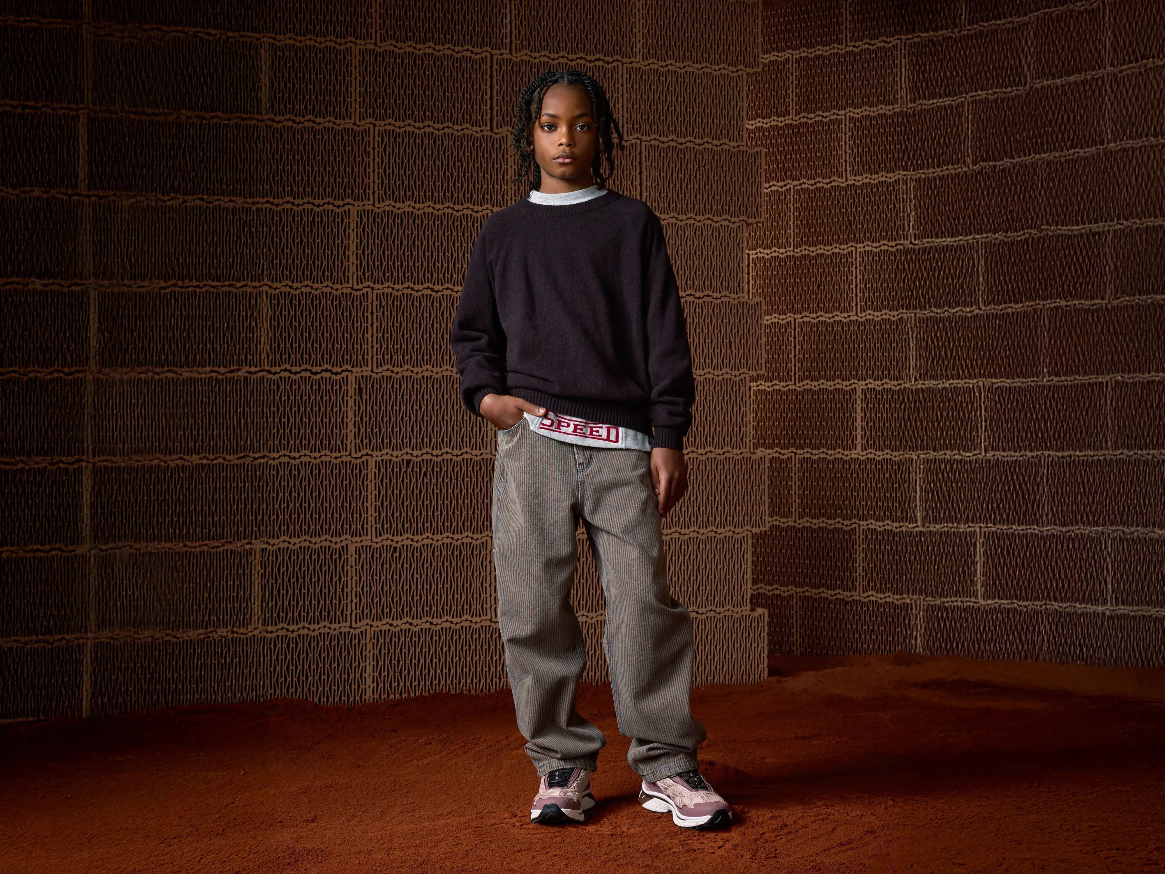 Laril relaxed sweater (252 / B / AMETHYSTE) sold by Bellrose