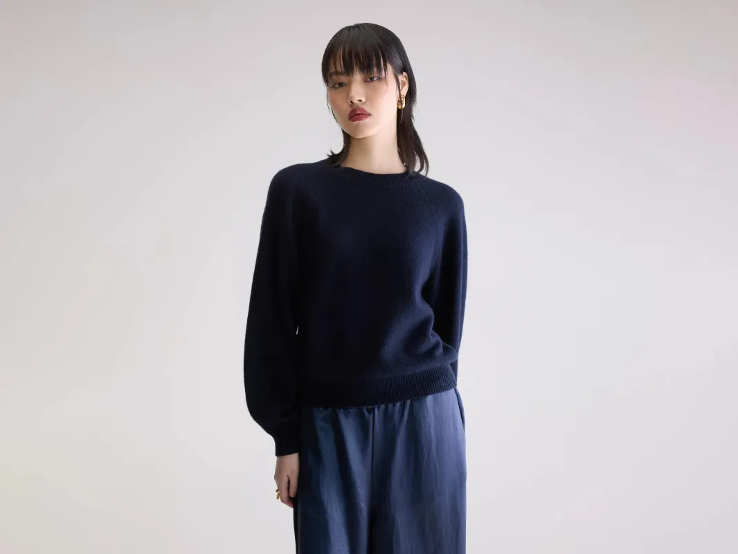 Ameka Crewneck Sweater (252 / W / NAVY) sold by Bellrose