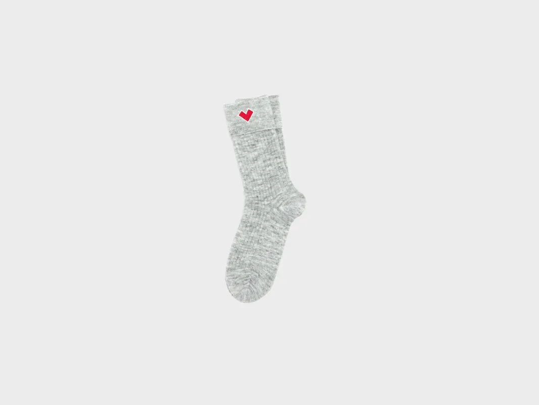 Bani ribbed socks (252 / W / LIGHT GREY) sold by Bellrose