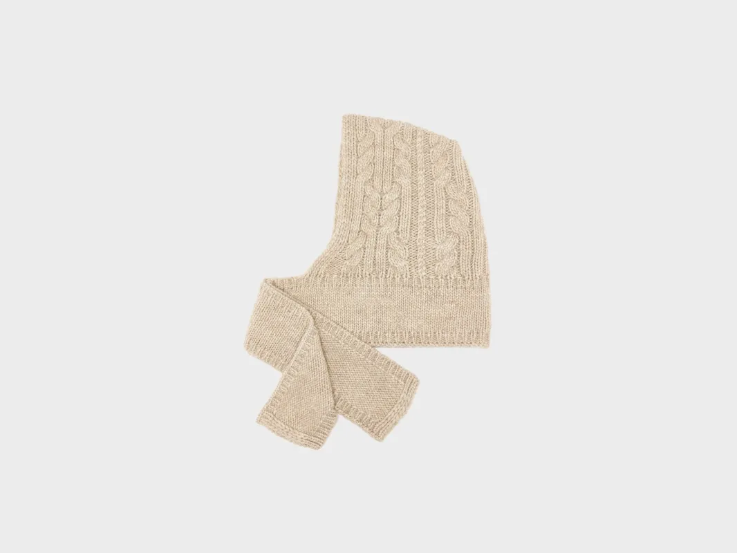 Nan knitted hood (252 / W / SABLE) sold by Bellrose