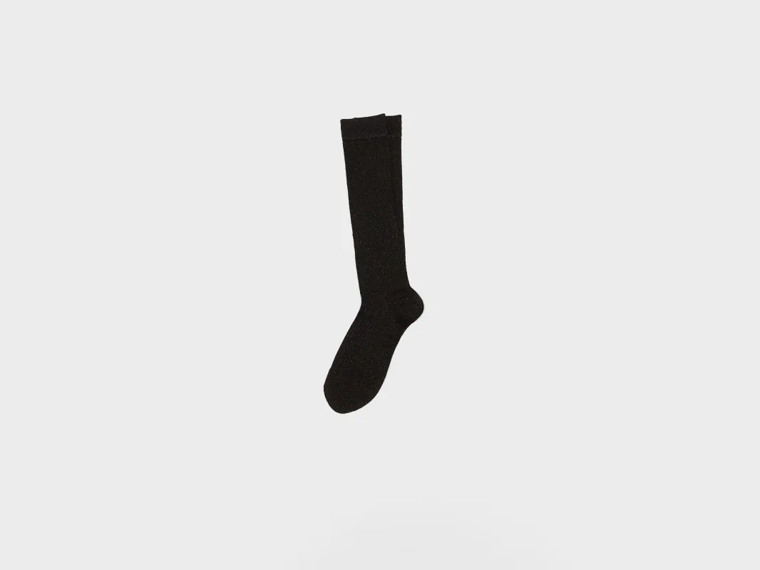 Baria knee-high socks (252 / W / OFF BLACK) sold by Bellrose
