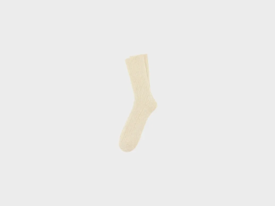 Sito shiny socks (252 / W / IVORY) sold by Bellrose