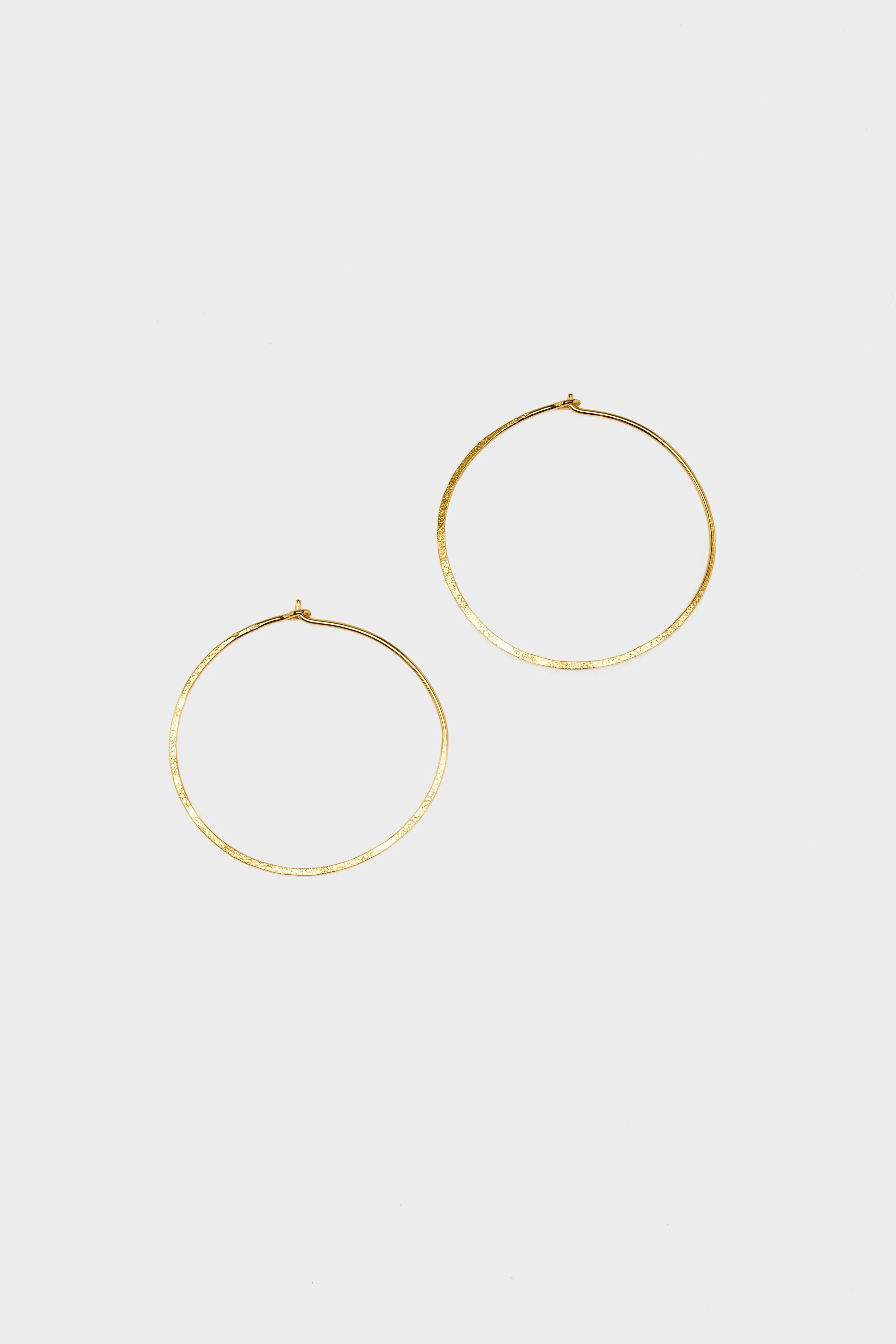 Large Hoop Earrings (252 / W / GOLD) sold by Bellrose product image thumbnail 2