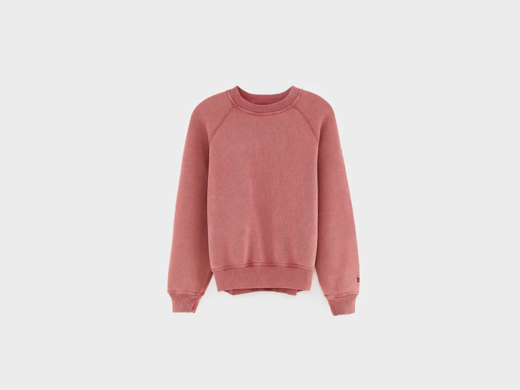 Fagolo crewneck sweatshirt (252 / B / CERISE) sold by Bellrose