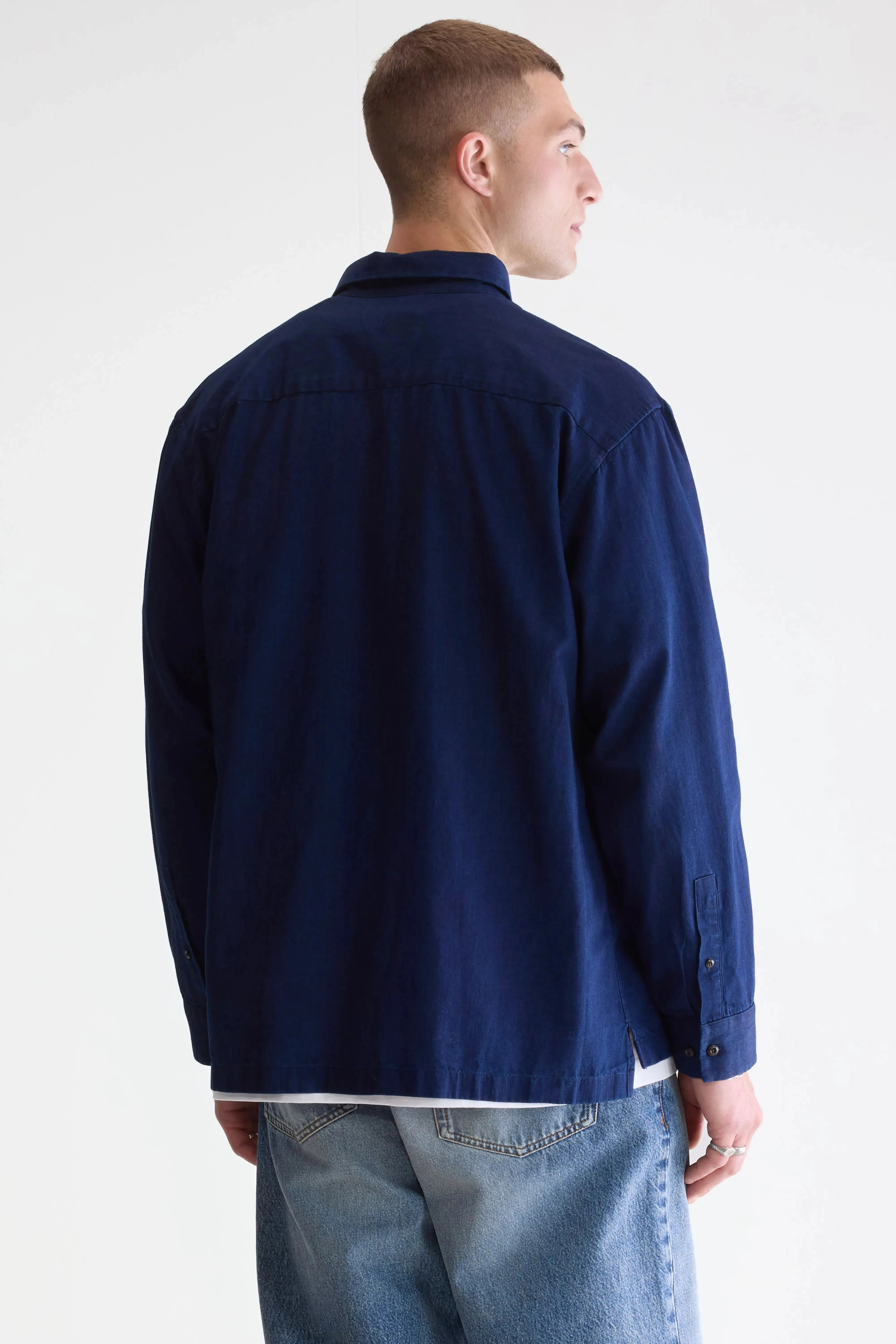 Flip relaxed shirt (252 / M / INDIGO) sold by Bellrose product image thumbnail 4