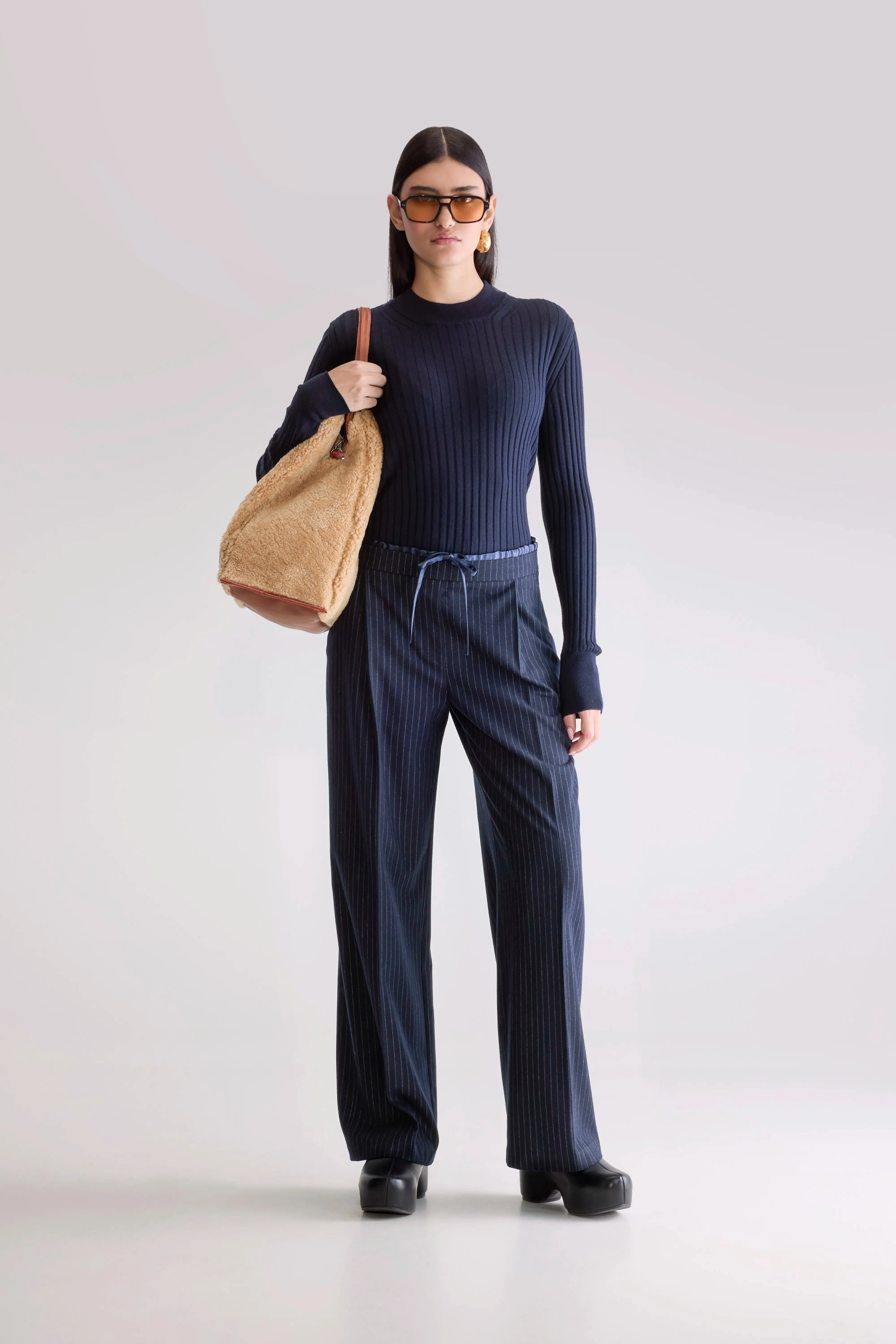 Turin formal trousers (252 / W / STRIPE A) sold by Bellrose product image thumbnail 2