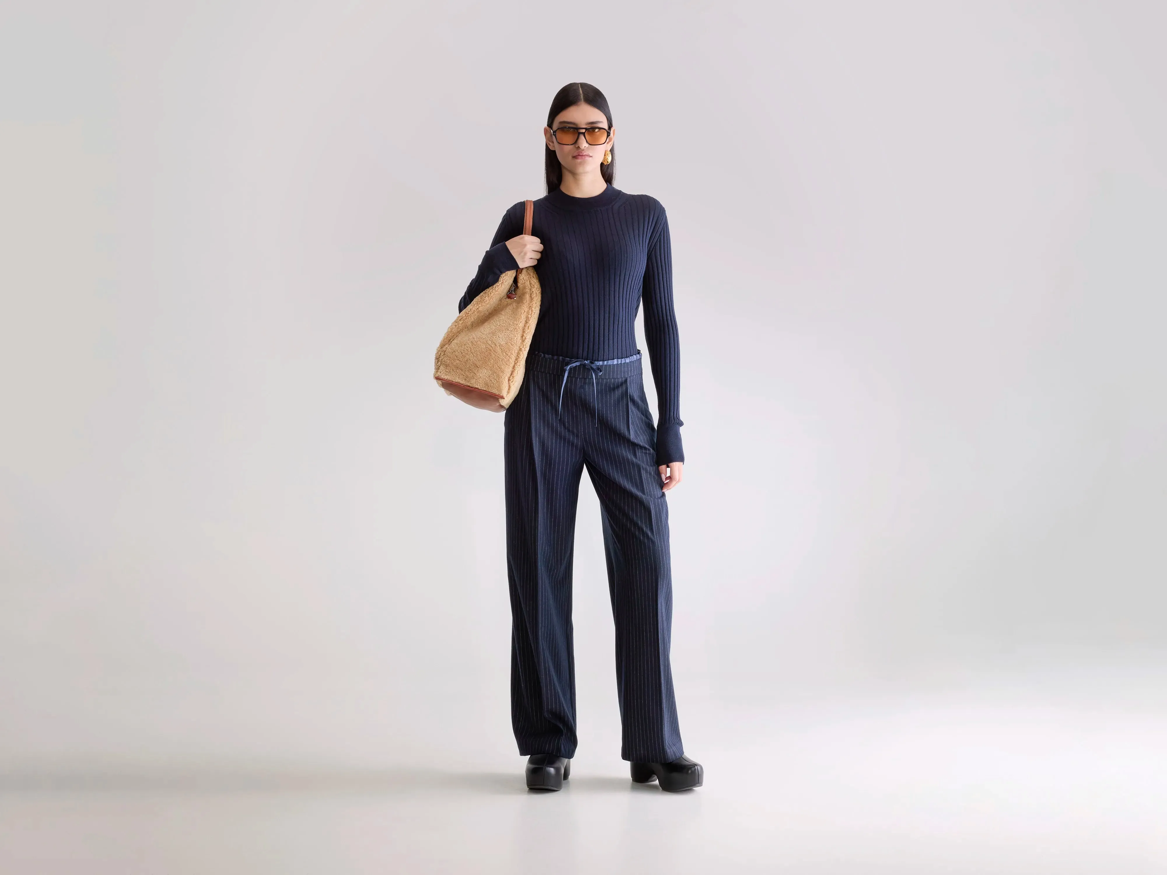 Turin formal trousers (252 / W / STRIPE A) sold by Bellrose