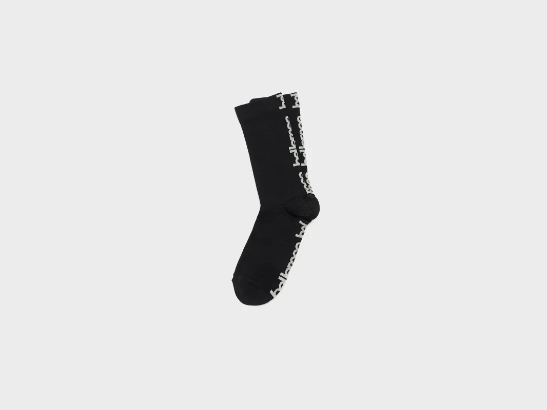 Barie crew socks (252 / W / BLACK) sold by Bellrose