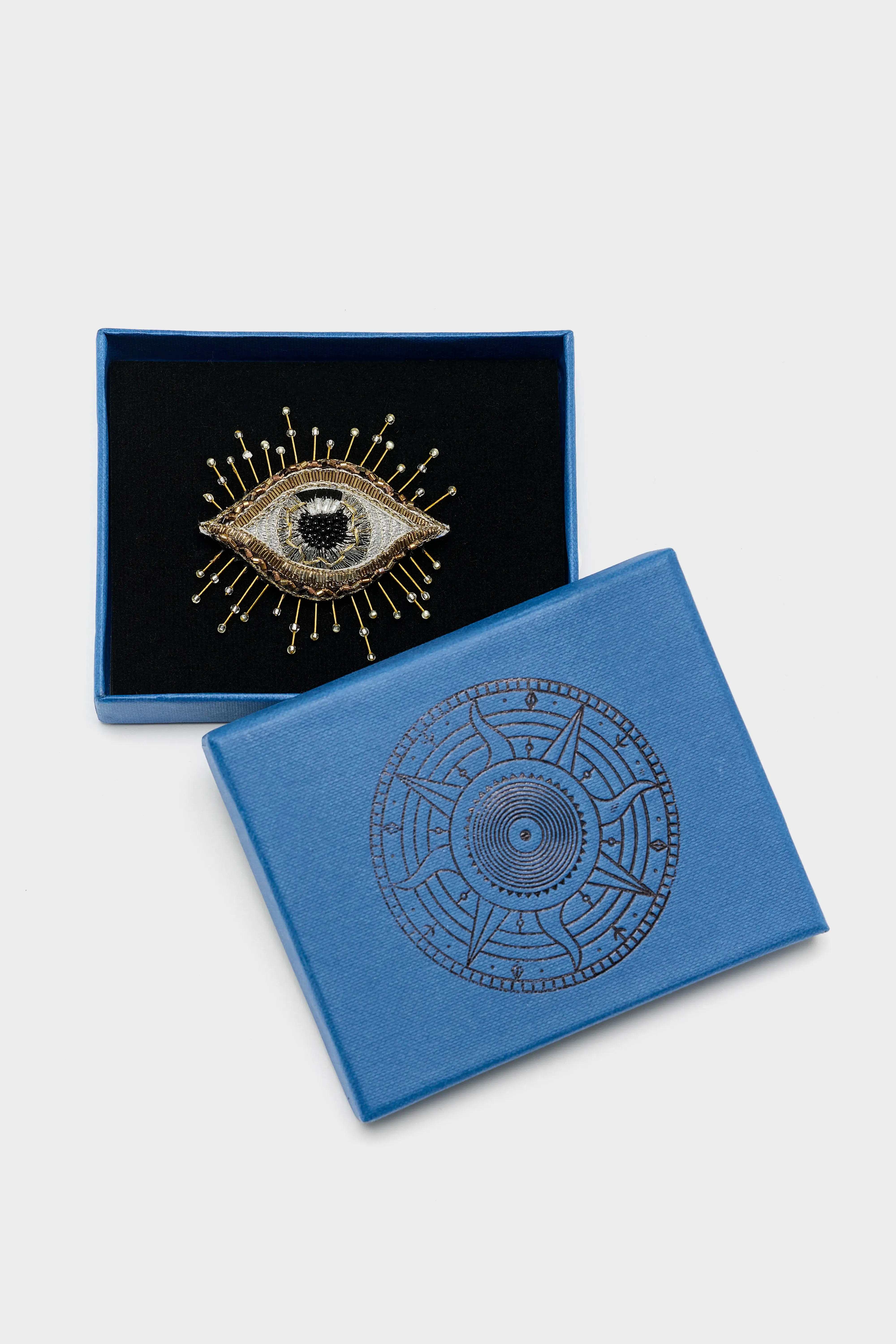 Inner Eye Brooch Pin (252 / W / GOLD) sold by Bellrose product image thumbnail 2