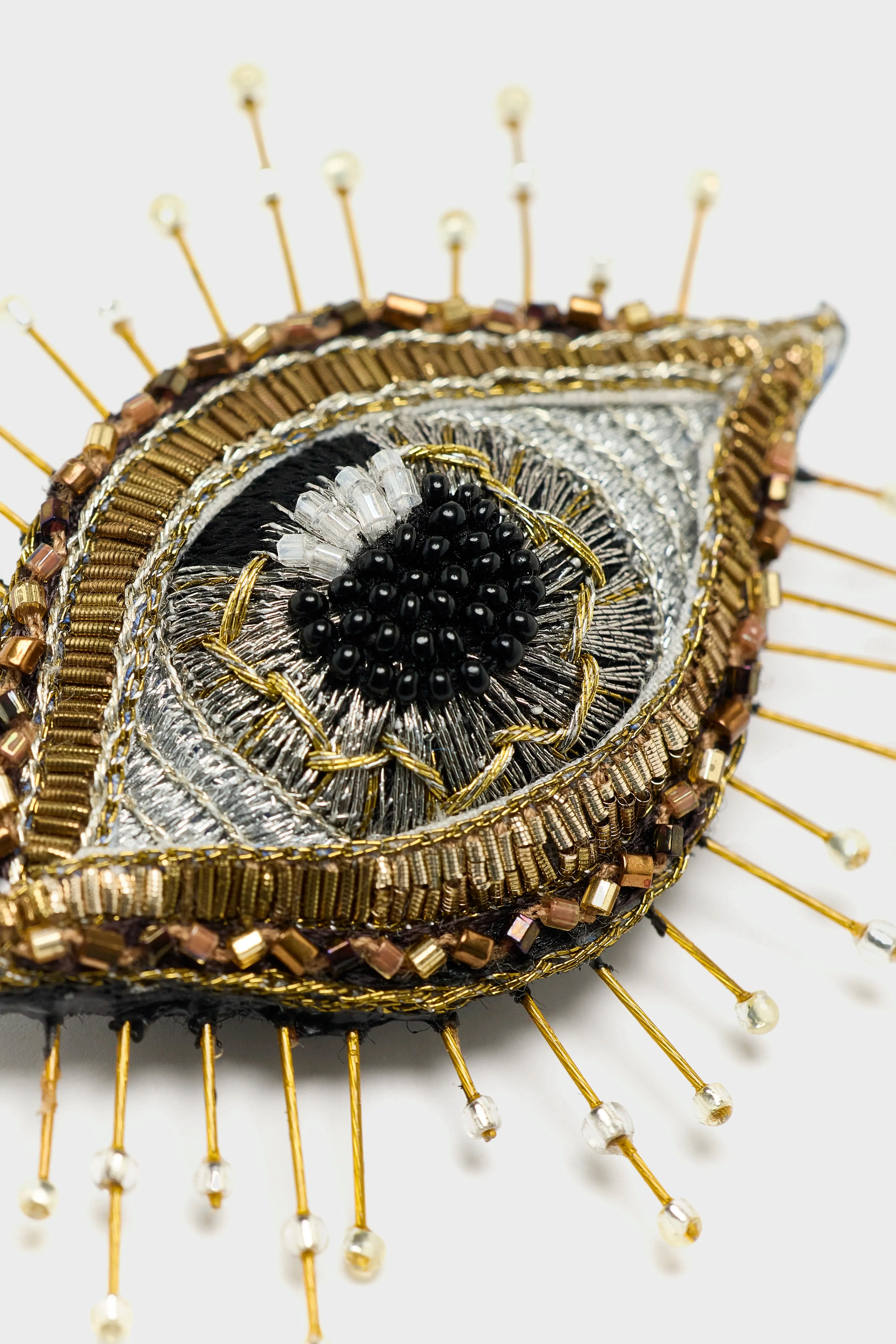 Inner Eye Brooch Pin (252 / W / GOLD) sold by Bellrose product image thumbnail 4