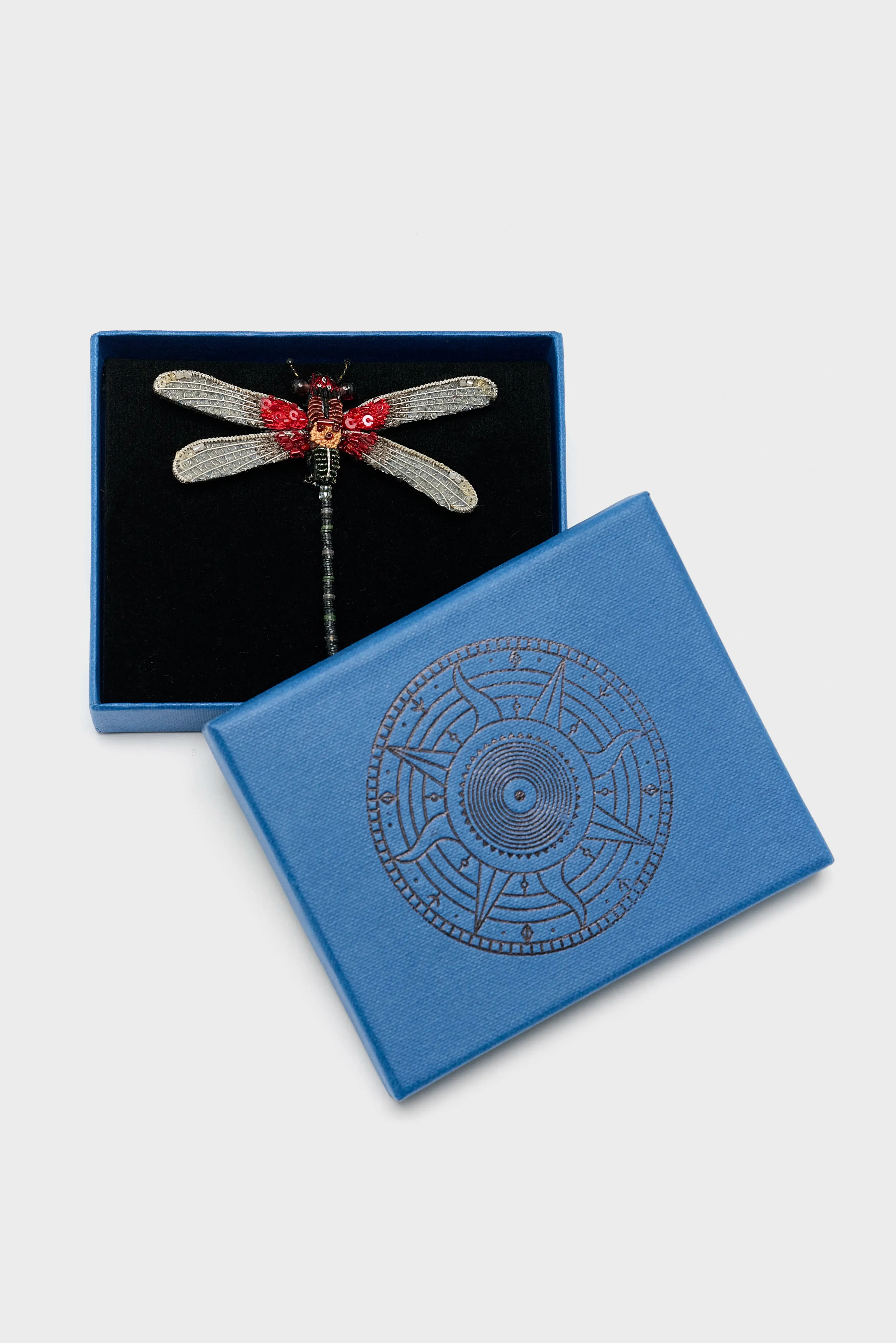 Rubyspot Damselfly Brooch Pin (252 / W / RED) sold by Bellrose product image thumbnail 2