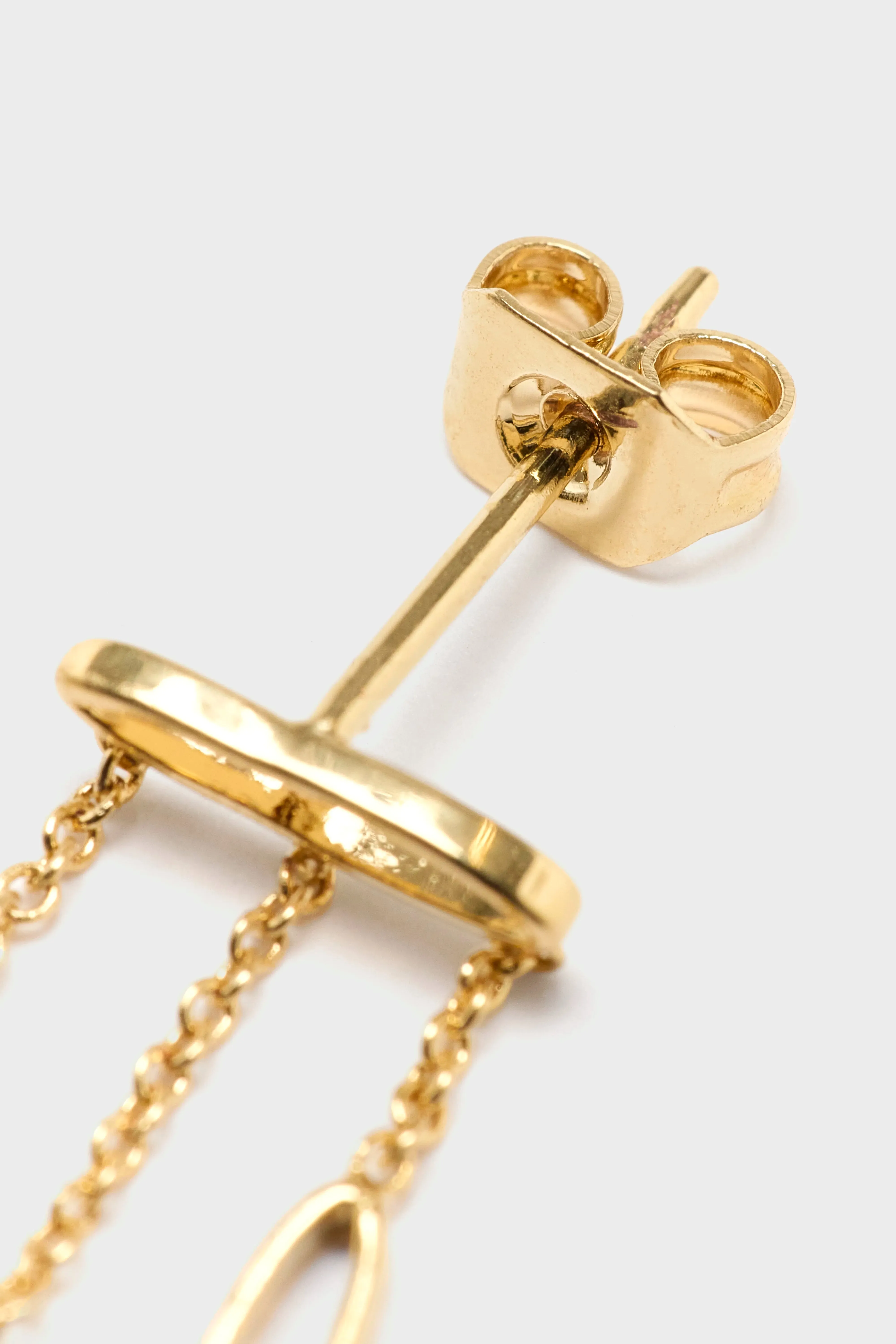 Songe Large Earrings (252 / W / GOLD) sold by Bellrose product image thumbnail 4
