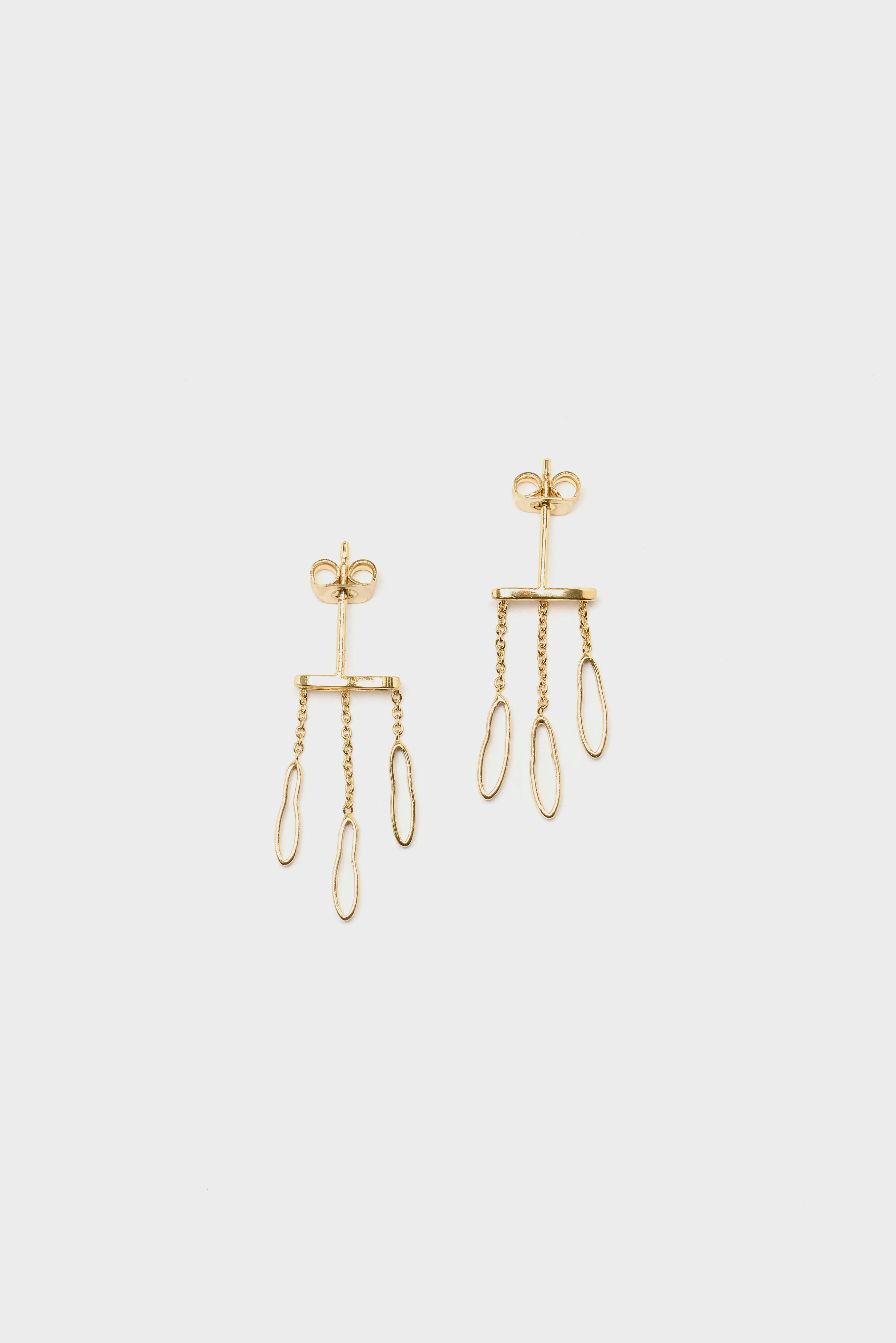 Songe Large Earrings (252 / W / GOLD) sold by Bellrose product image thumbnail 2