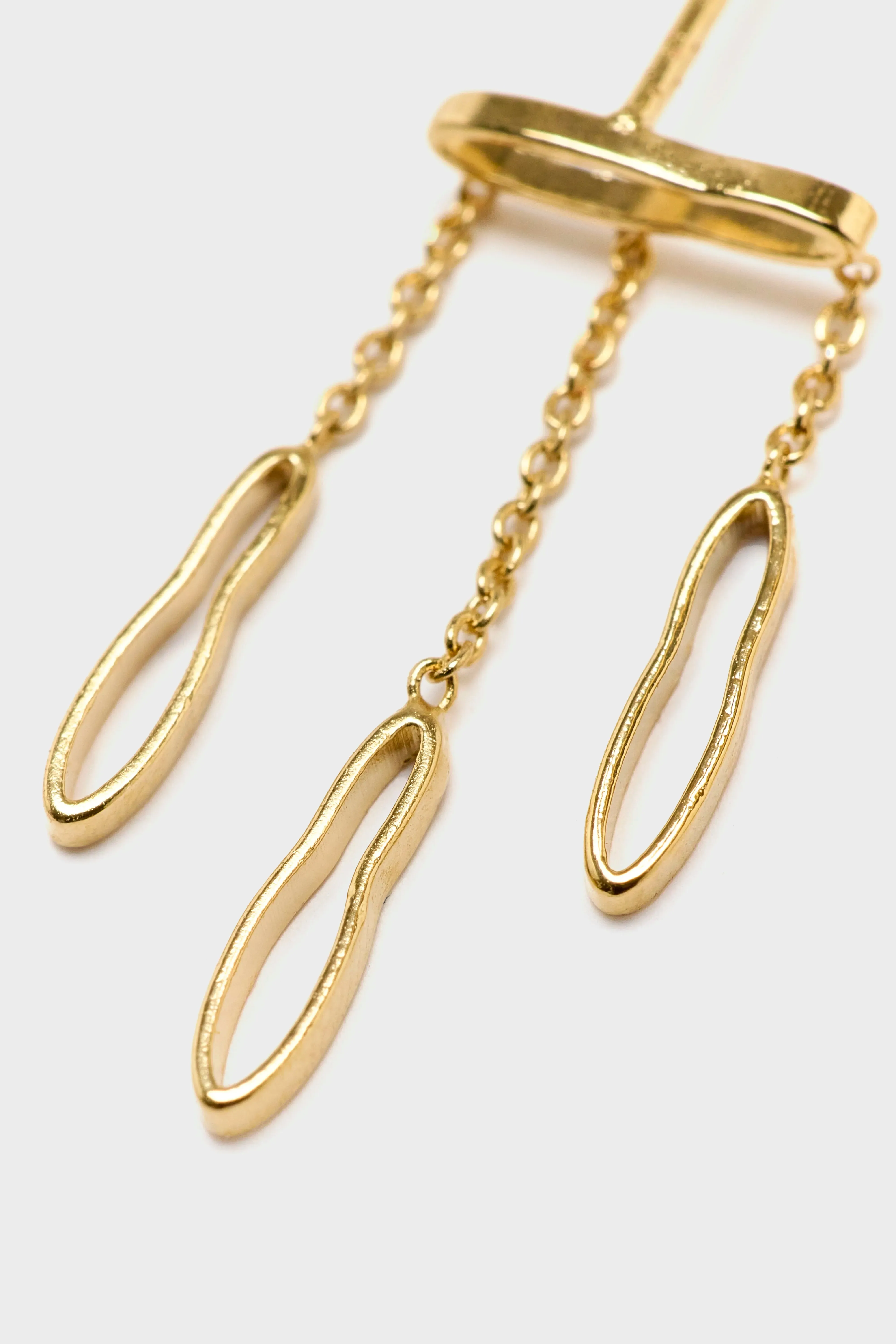 Songe Large Earrings (252 / W / GOLD) sold by Bellrose product image thumbnail 3