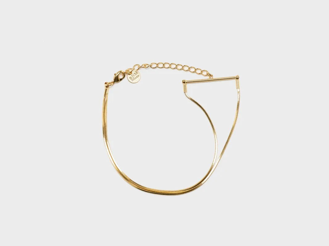 Eternelle Double Bracelet  (252 / W / GOLD) sold by Bellrose