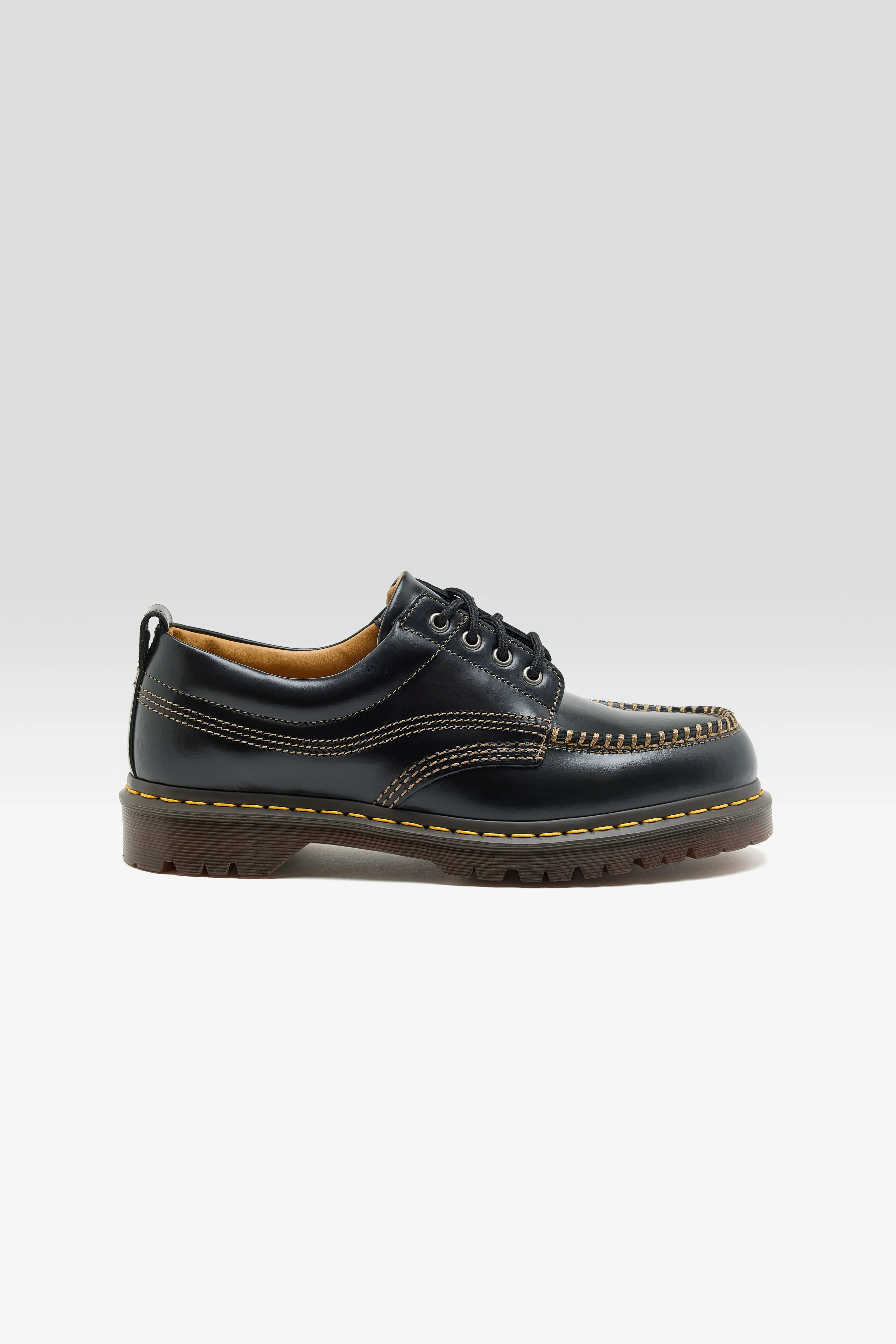 Lowell Leather Moc Toe Shoes for Men (252 / W / BLACK) sold by Bellrose product image thumbnail 2