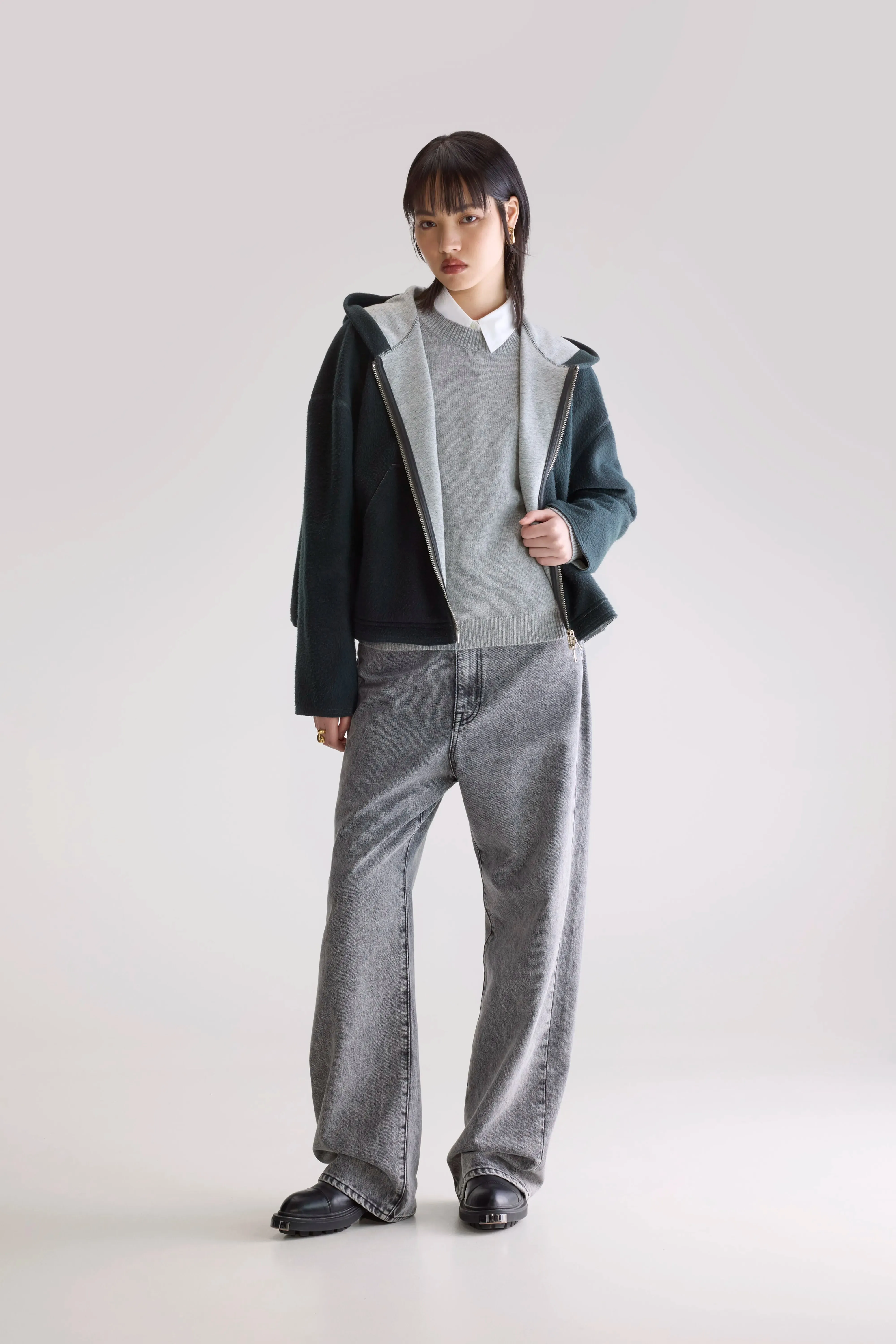 Fannel hooded sweatshirt (252 / W / ACIER) sold by Bellrose product image thumbnail 3