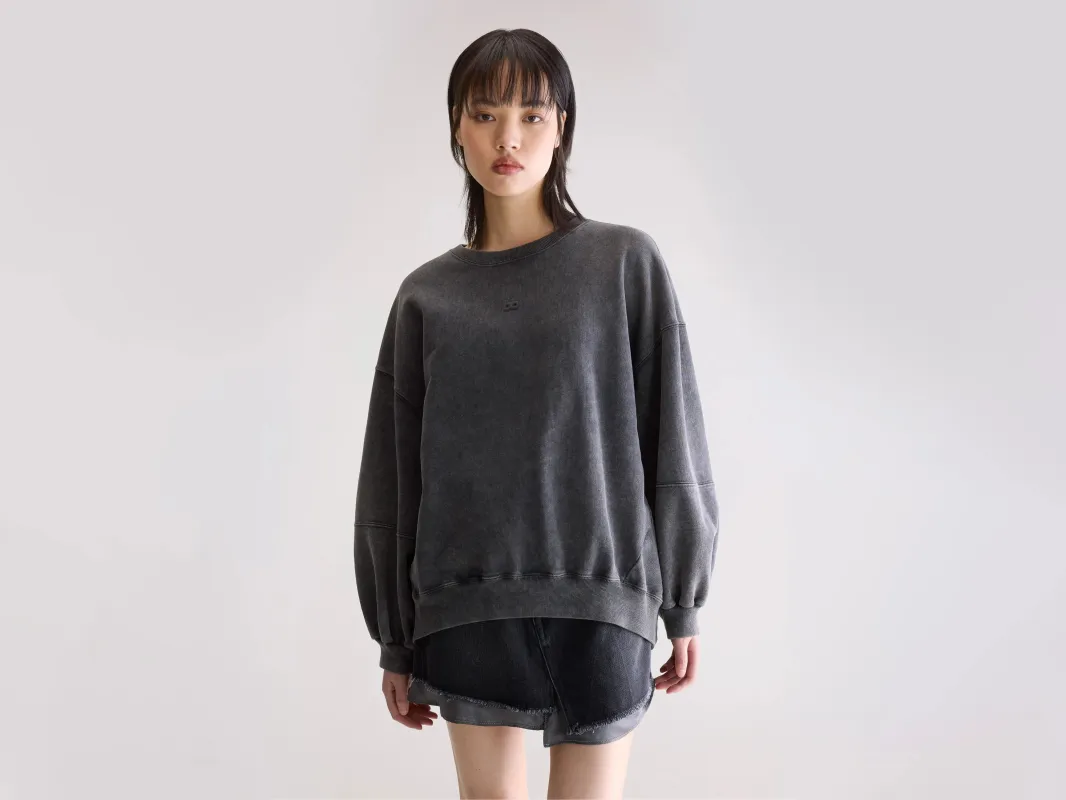 Trig crewneck sweatshirt (252 / W / BLACK) sold by Bellrose