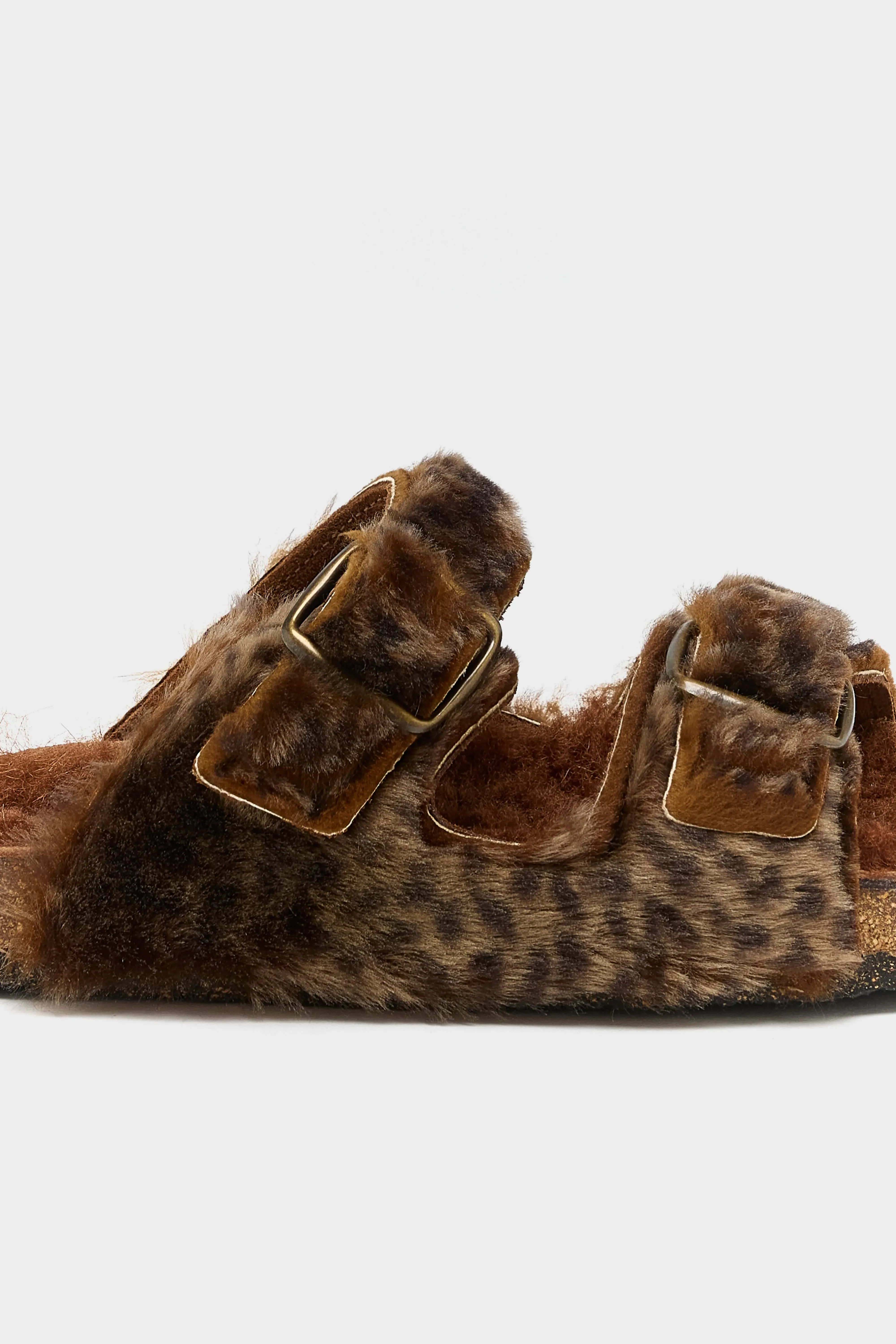 Leopard Sheepskin Sandals (252 / W / BROWN) sold by Bellrose product image thumbnail 5