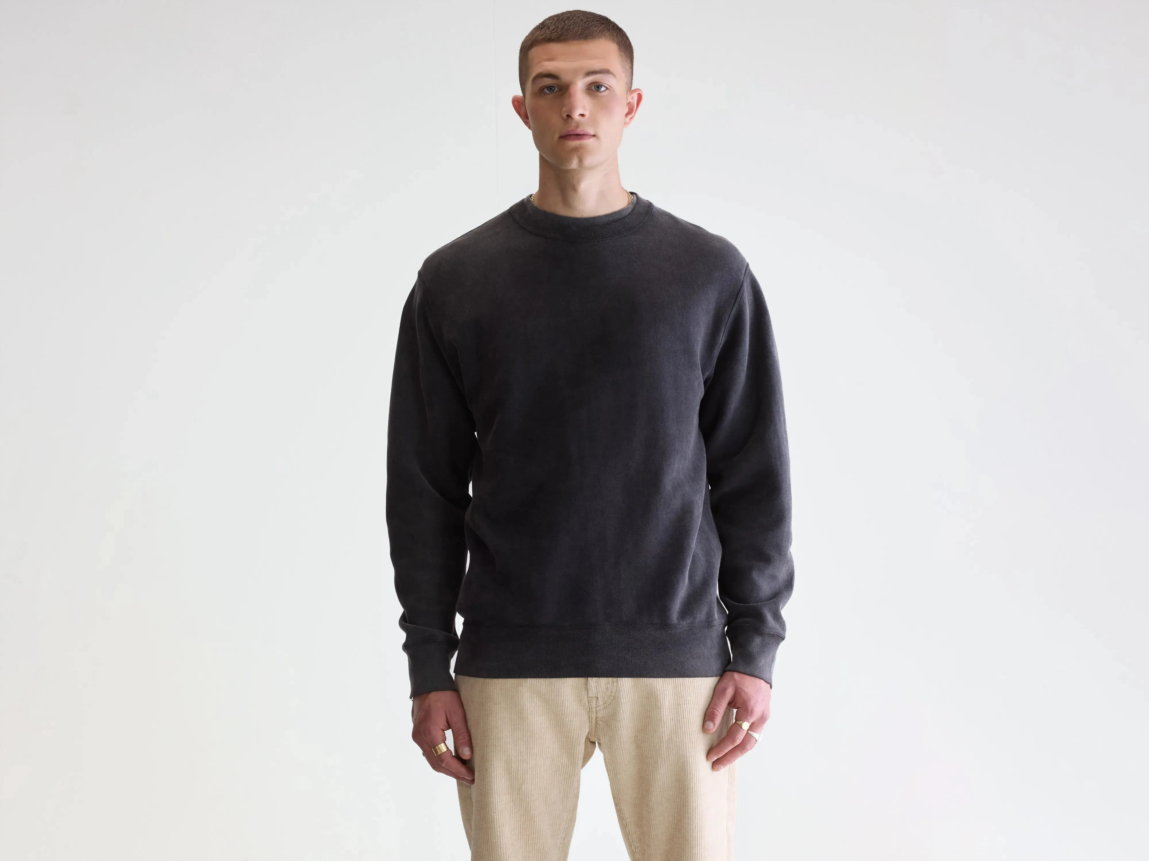 Flake crewneck sweatshirt (252 / M / BLACK) sold by Bellrose