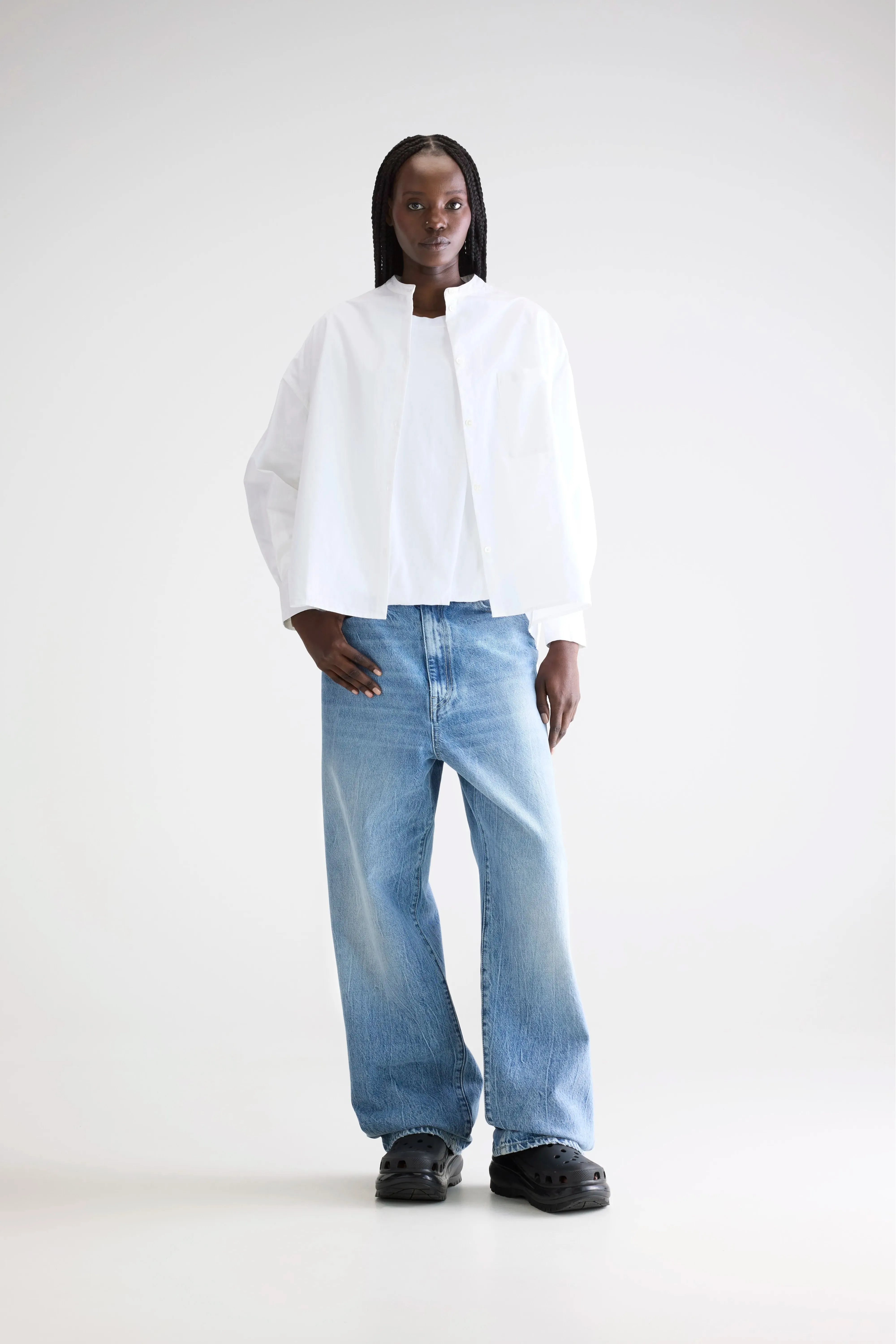 Gorky poplin shirt (252 / W / WHITE) sold by Bellrose product image thumbnail 3