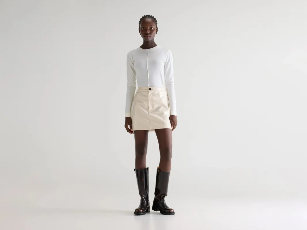 Sour mini skirt (261 / W / CREAM) sold by Bellrose