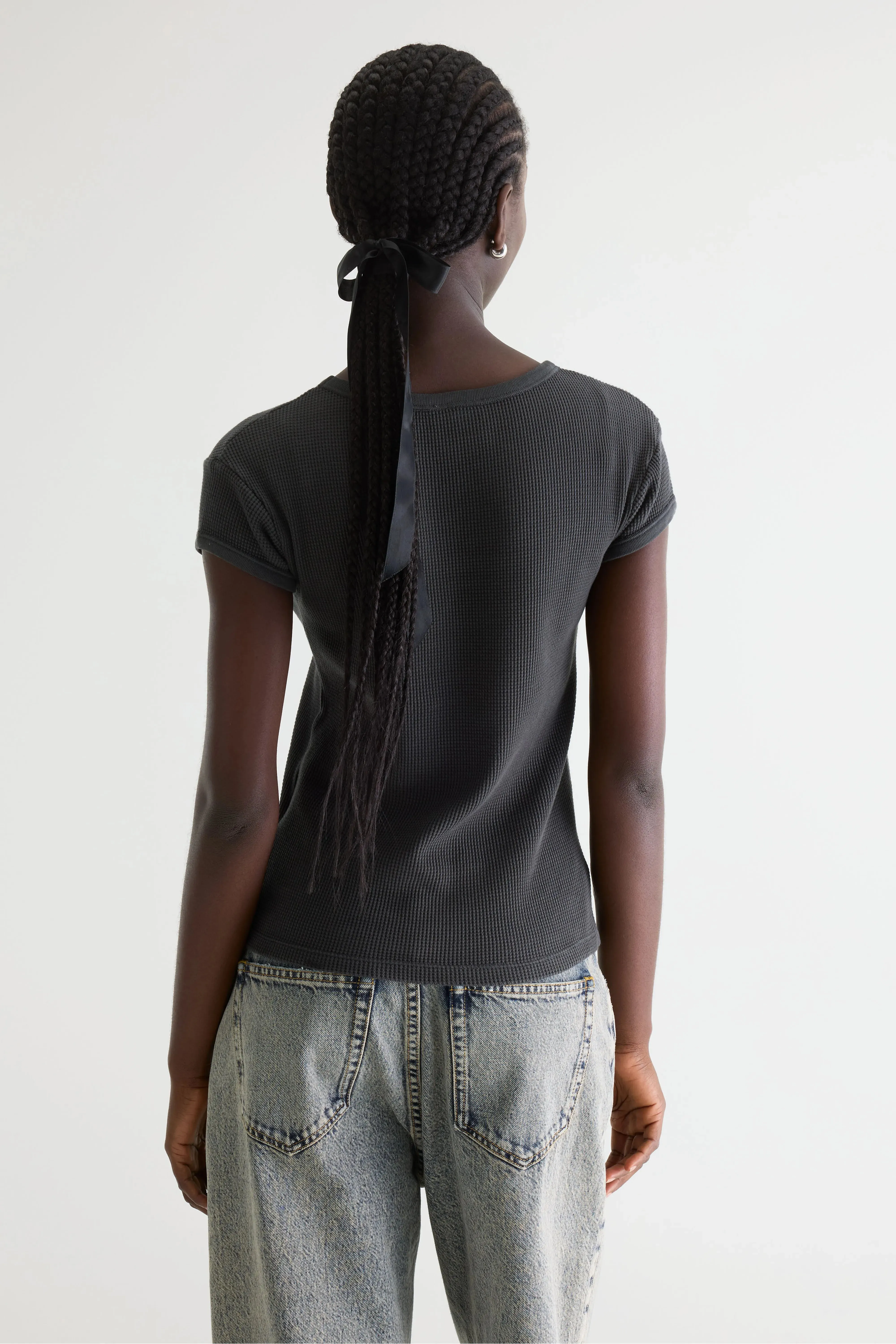 Mali ribbed t-shirt (261 / W / BLACK SAND) sold by Bellrose product image thumbnail 4