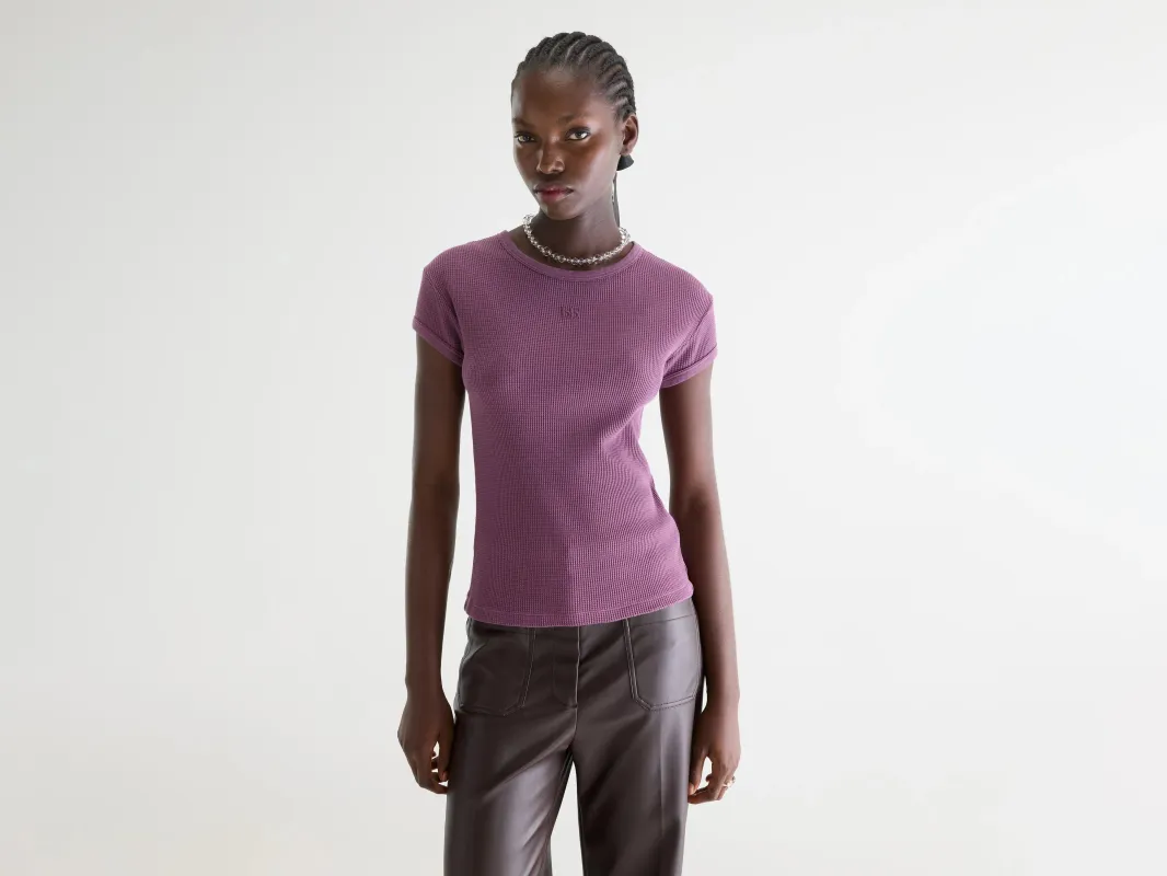 Mali ribbed t-shirt (261 / W / CROCUS) sold by Bellrose