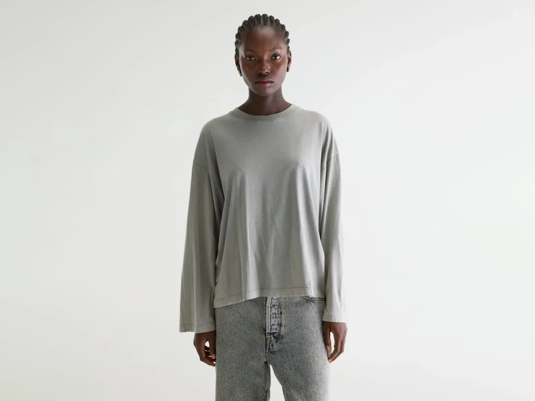 Fandy long sleeve t-shirt (261 / W / BITUME) sold by Bellrose