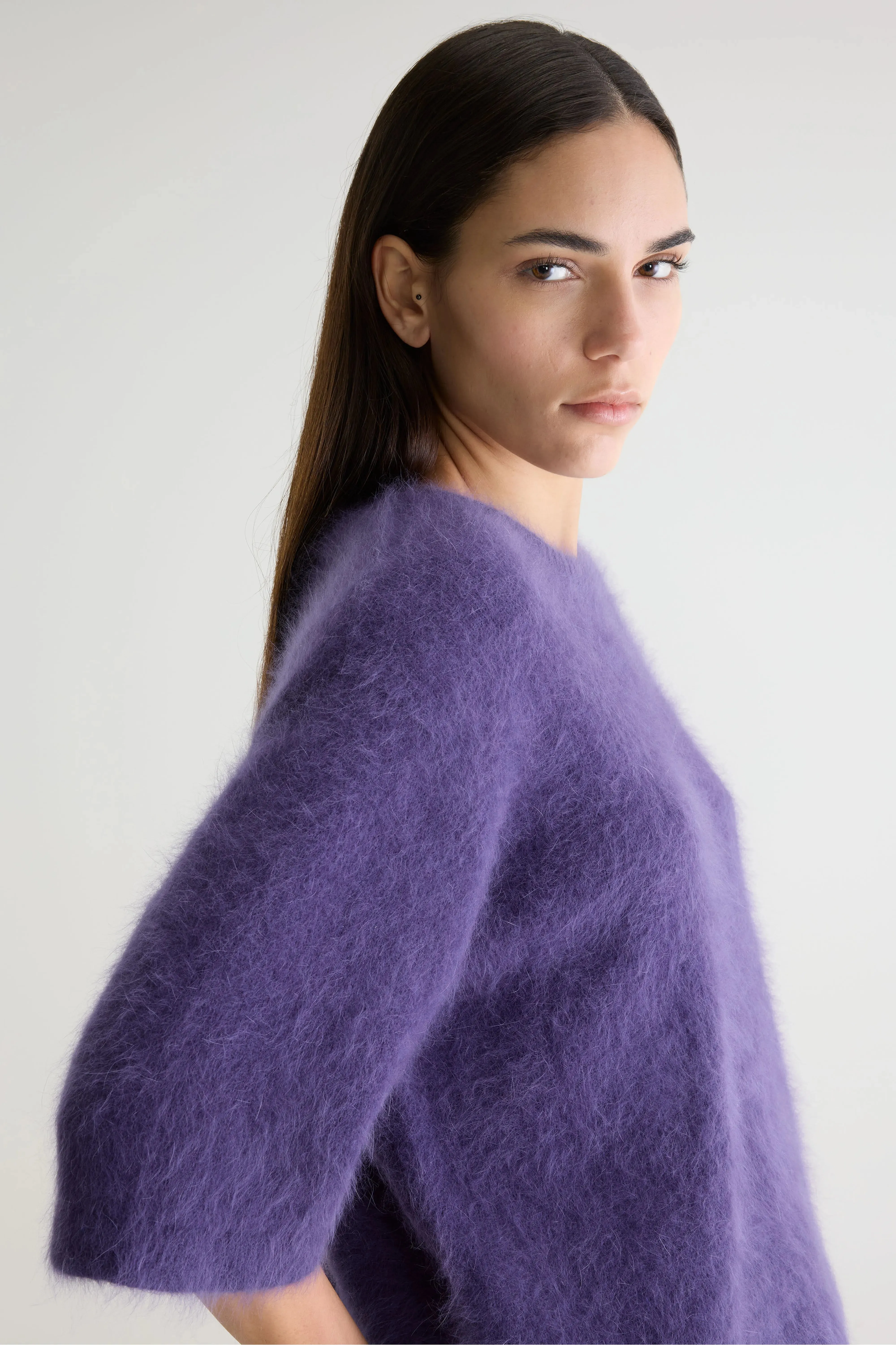 Dime angora-blend sweater (261 / W / GRAPE) sold by Bellrose product image thumbnail 5