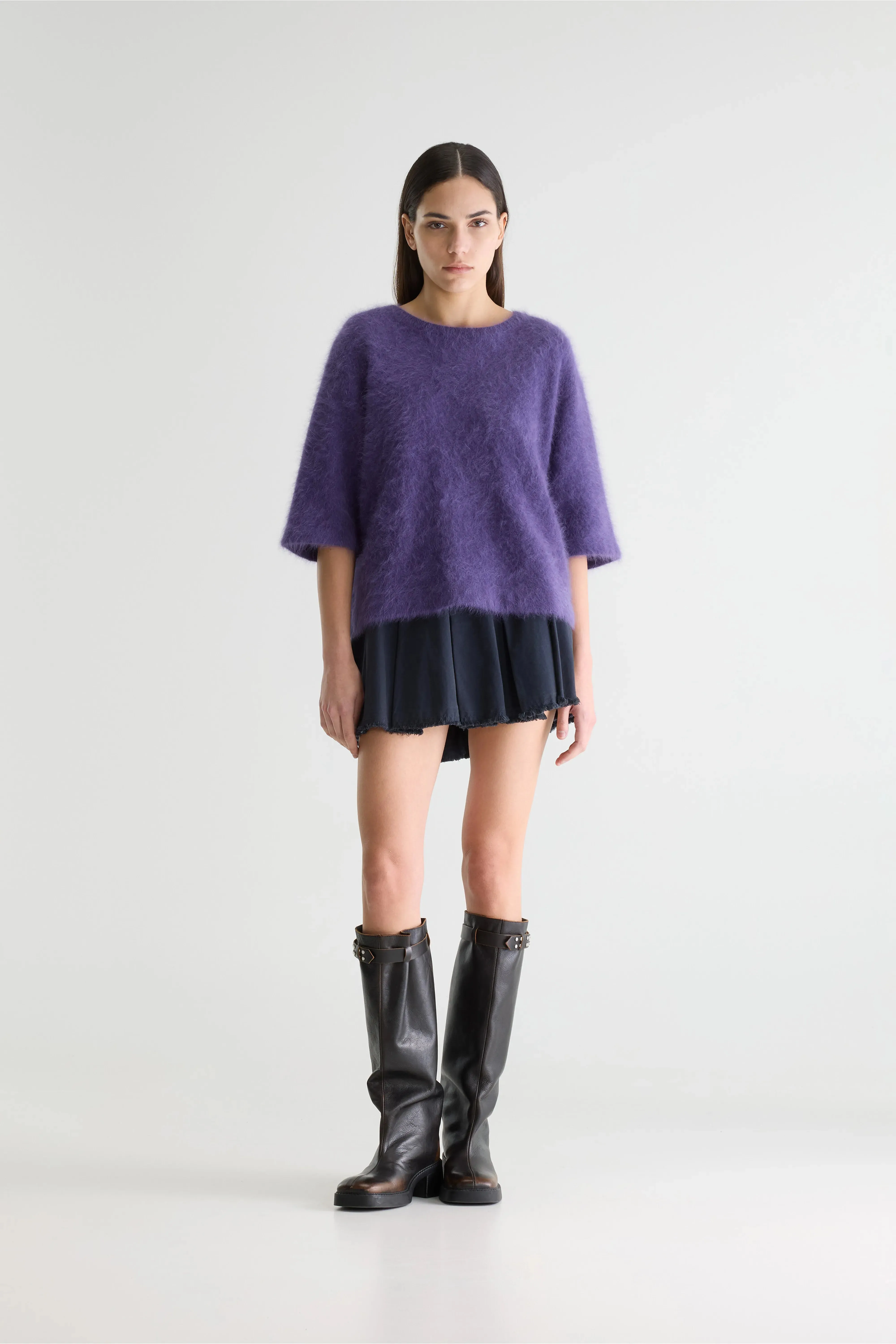 Dime angora-blend sweater (261 / W / GRAPE) sold by Bellrose product image thumbnail 3