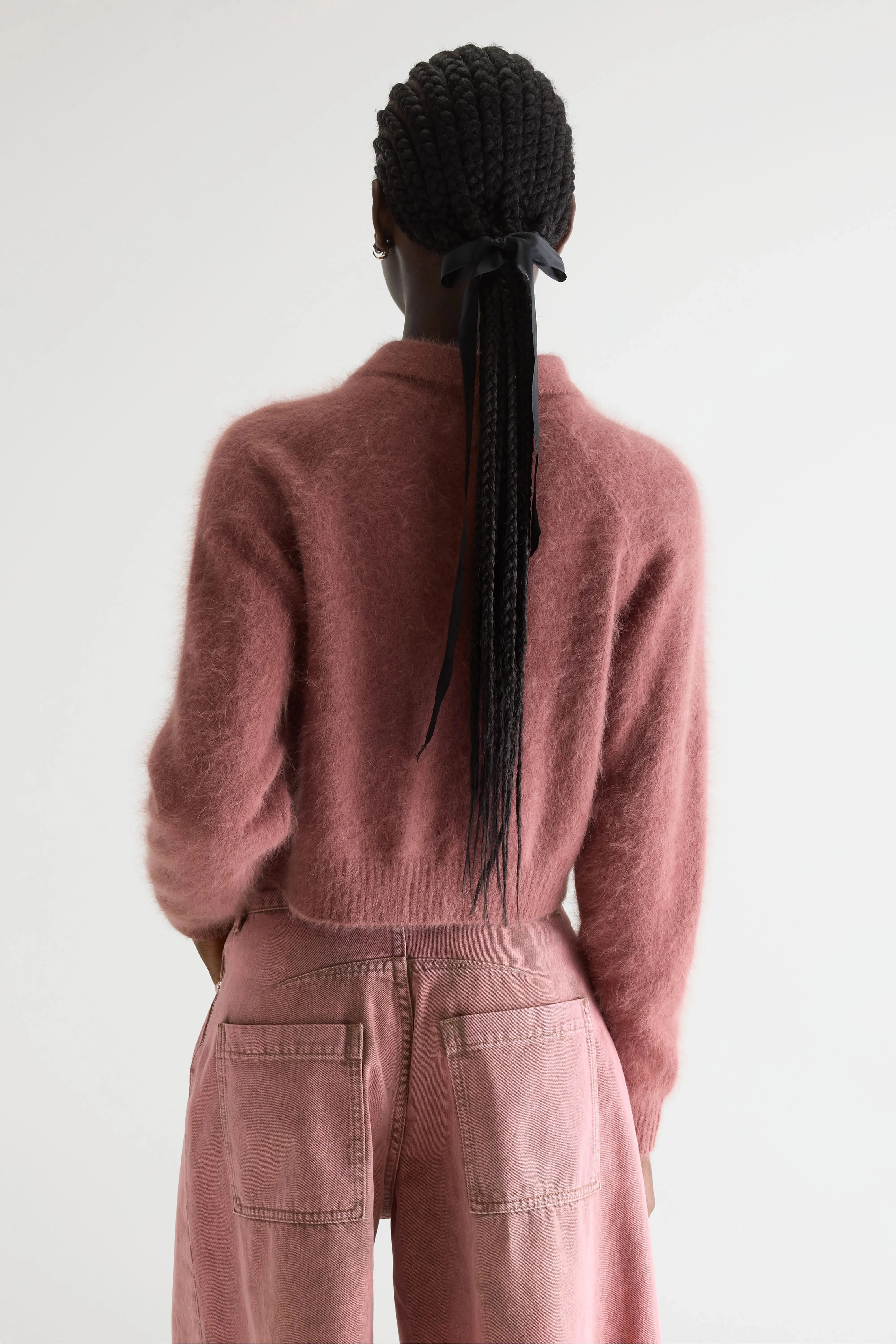 Datco angora-blend cardigan (261 / W / MAHOGANY) sold by Bellrose product image thumbnail 4