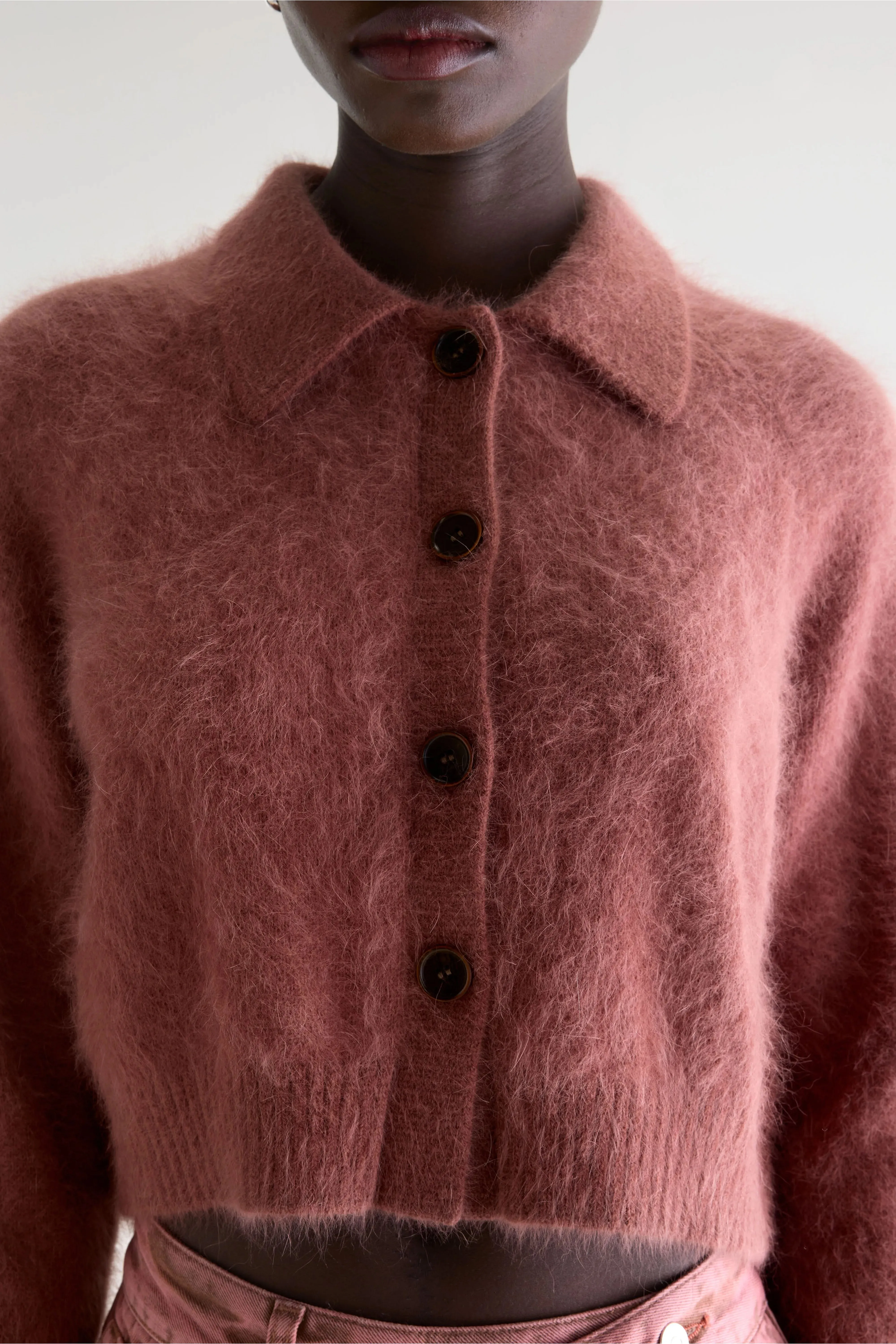Datco angora-blend cardigan (261 / W / MAHOGANY) sold by Bellrose product image thumbnail 5