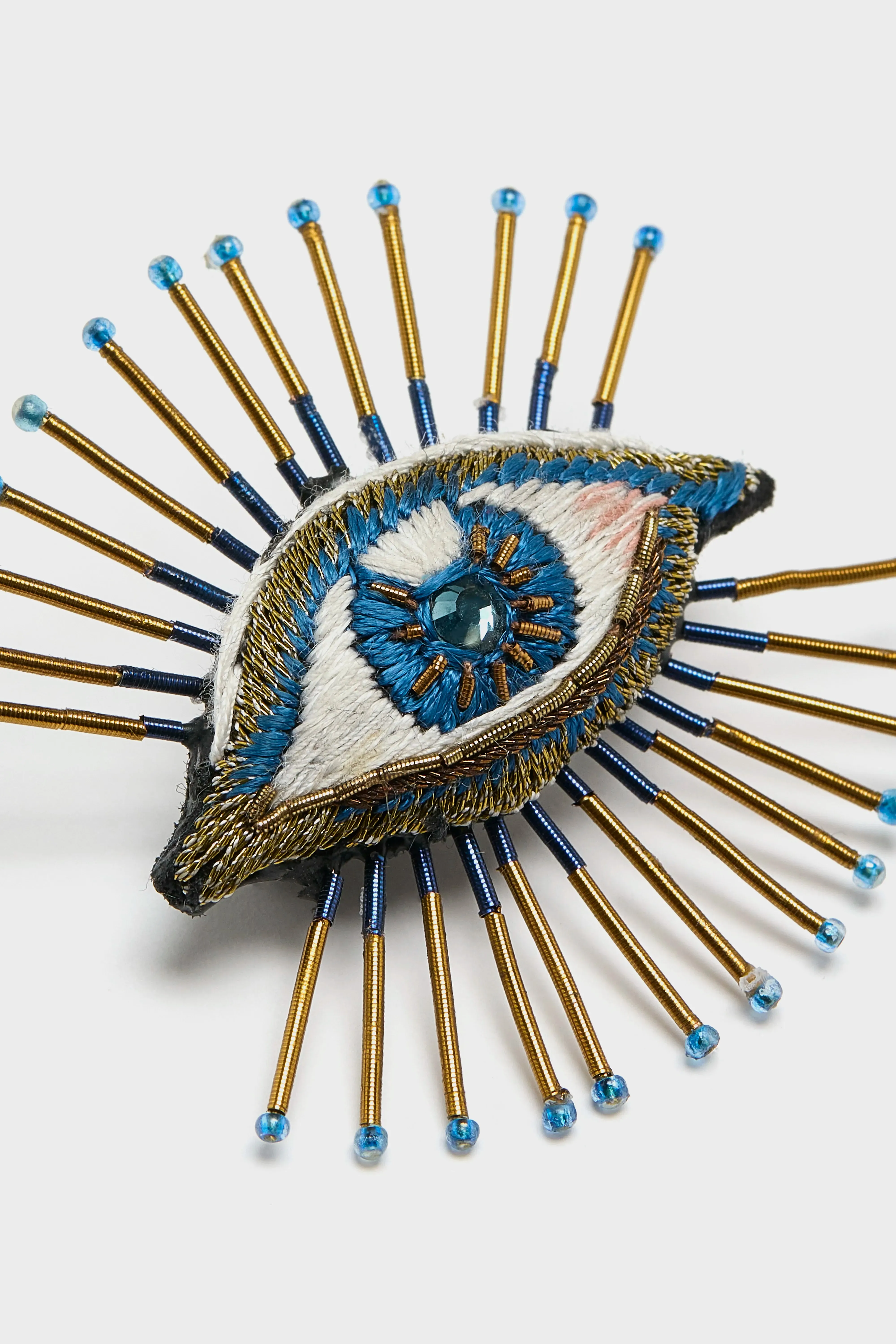 Sea Mystic Eye Brooch Pin (261 / W / BLUE) sold by Bellrose product image thumbnail 4