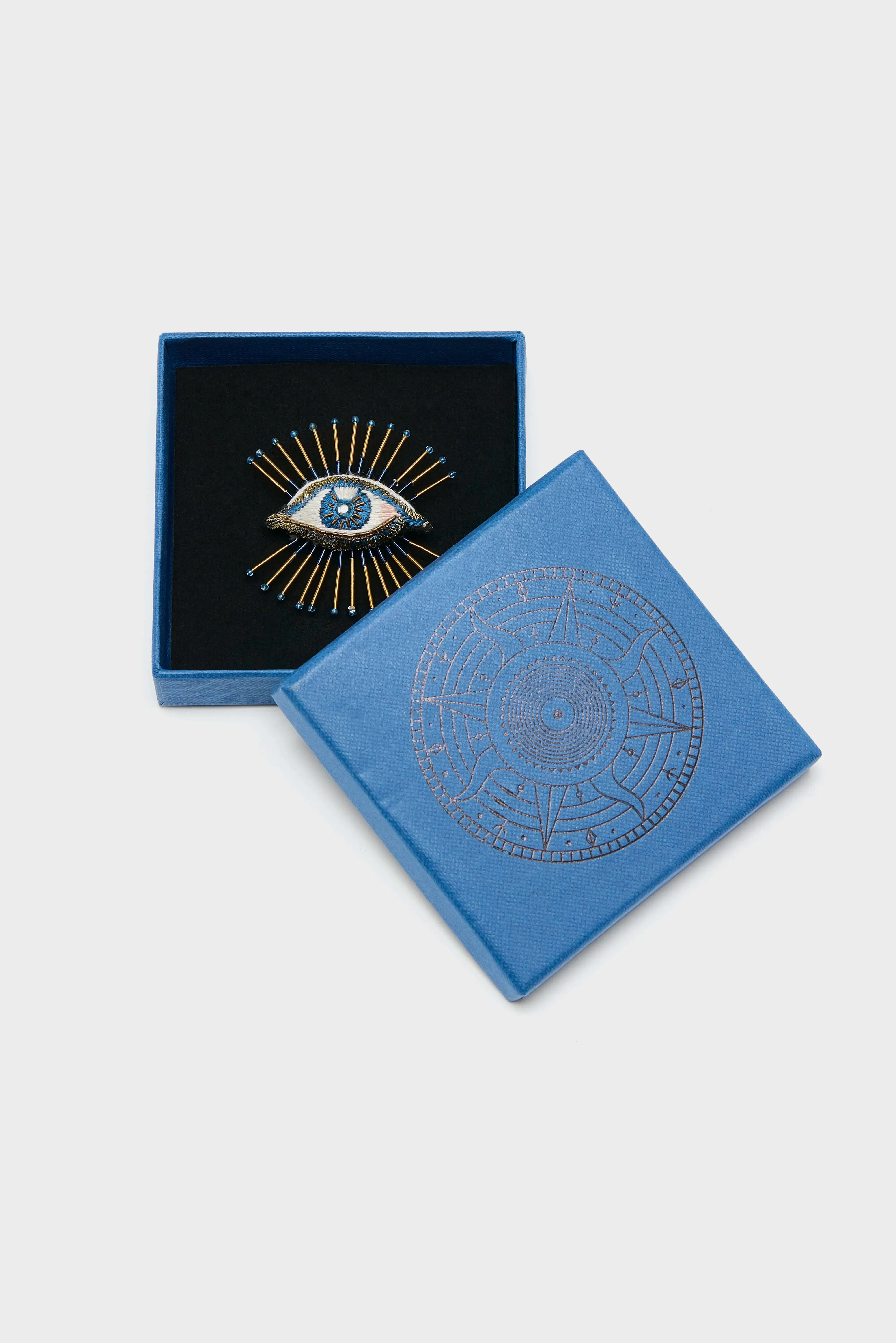Sea Mystic Eye Brooch Pin (261 / W / BLUE) sold by Bellrose product image thumbnail 2