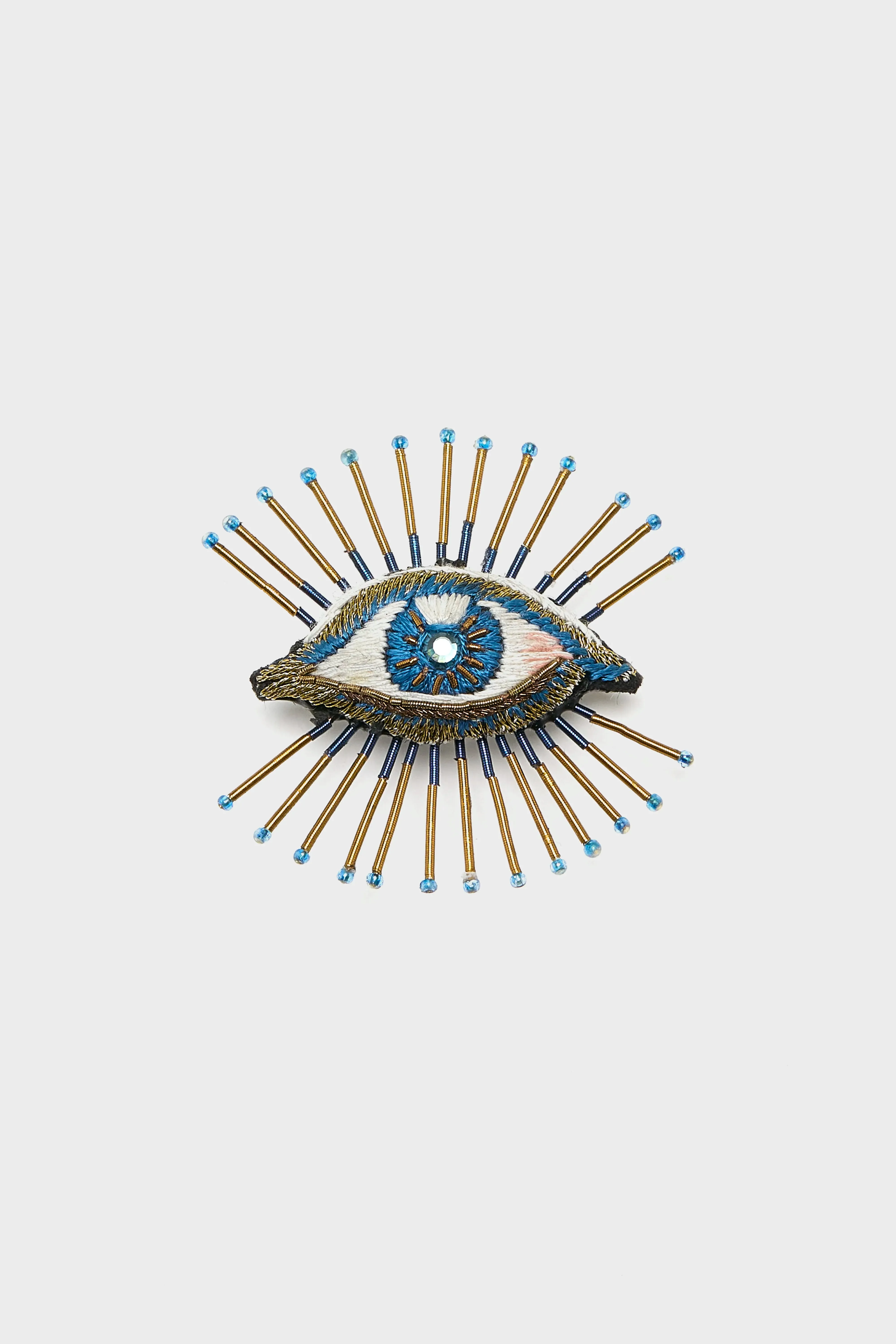 Sea Mystic Eye Brooch Pin (261 / W / BLUE) sold by Bellrose product image thumbnail 3